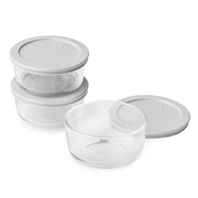 Pyrex 2cup 6pc Round Food Storage Container Set