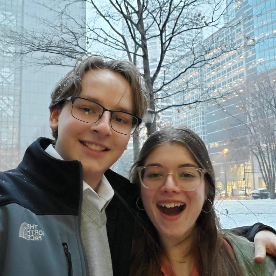 Our first Valentines day.