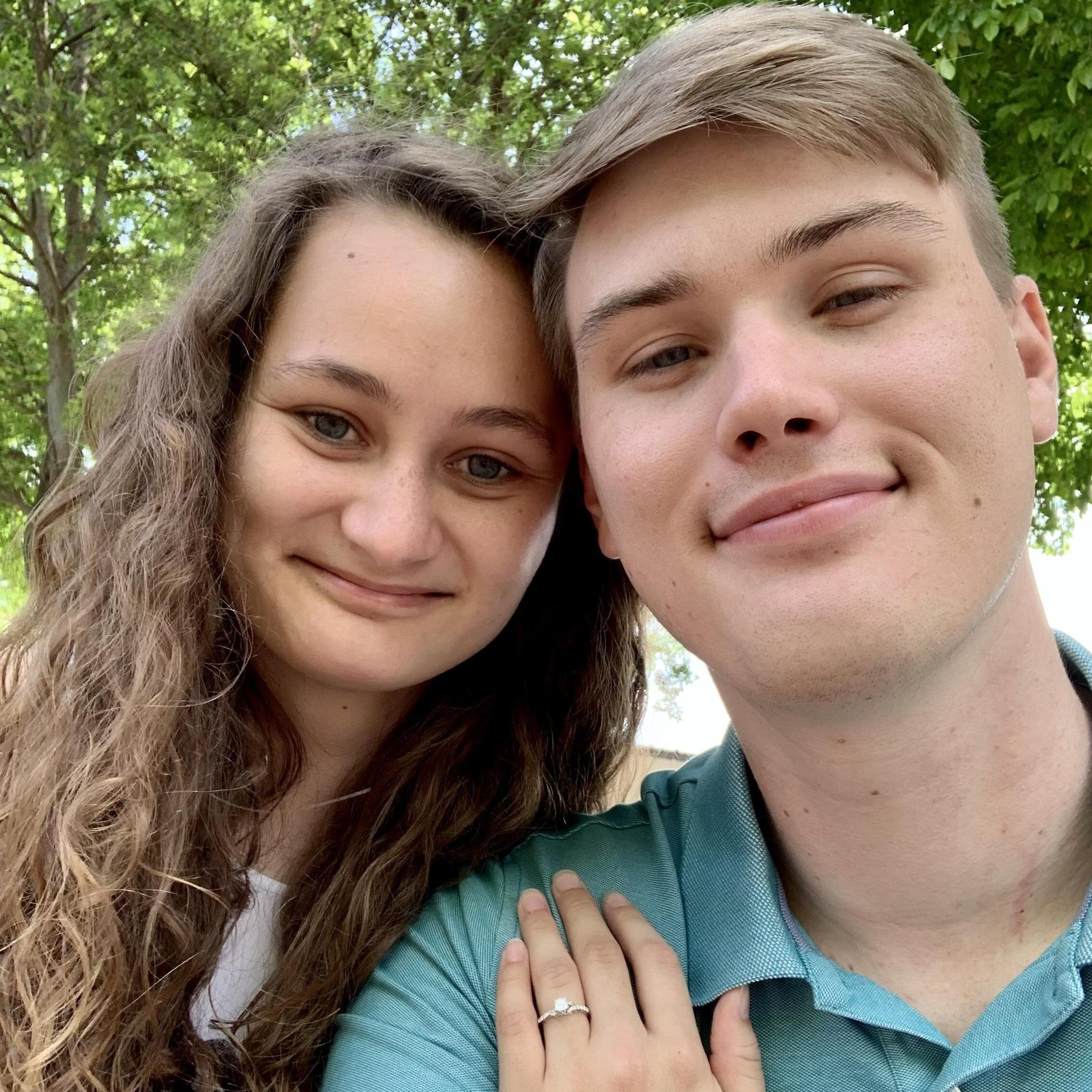 Our favorite picture from the day we got engaged, 2021