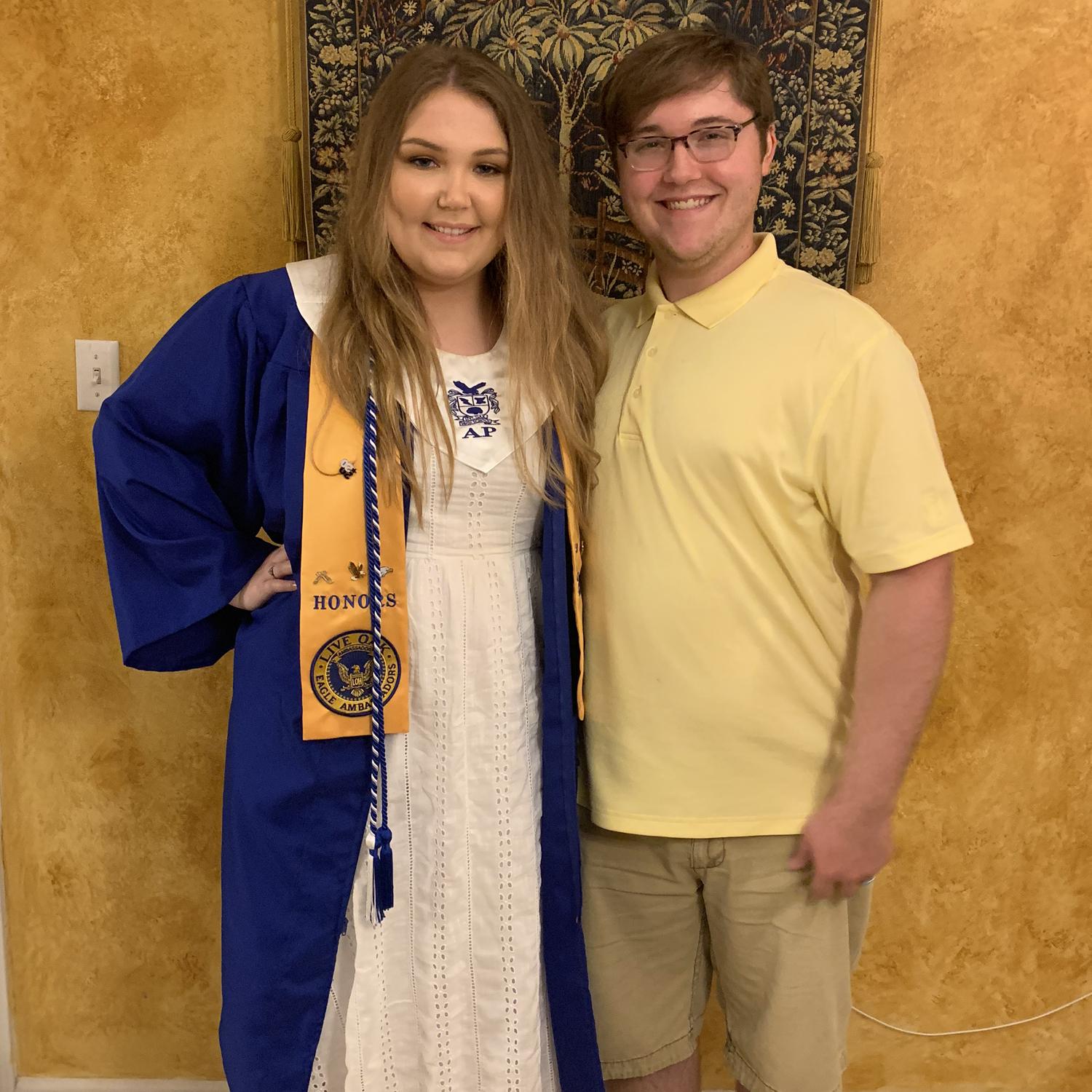 Ari's high school graduation! Live Oak High School, Watson, LA. 6.23.20.