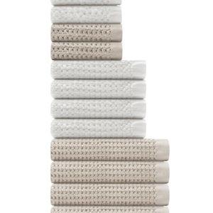 Supima® Waffle 12pc Bath Towel Move-In Bundle
