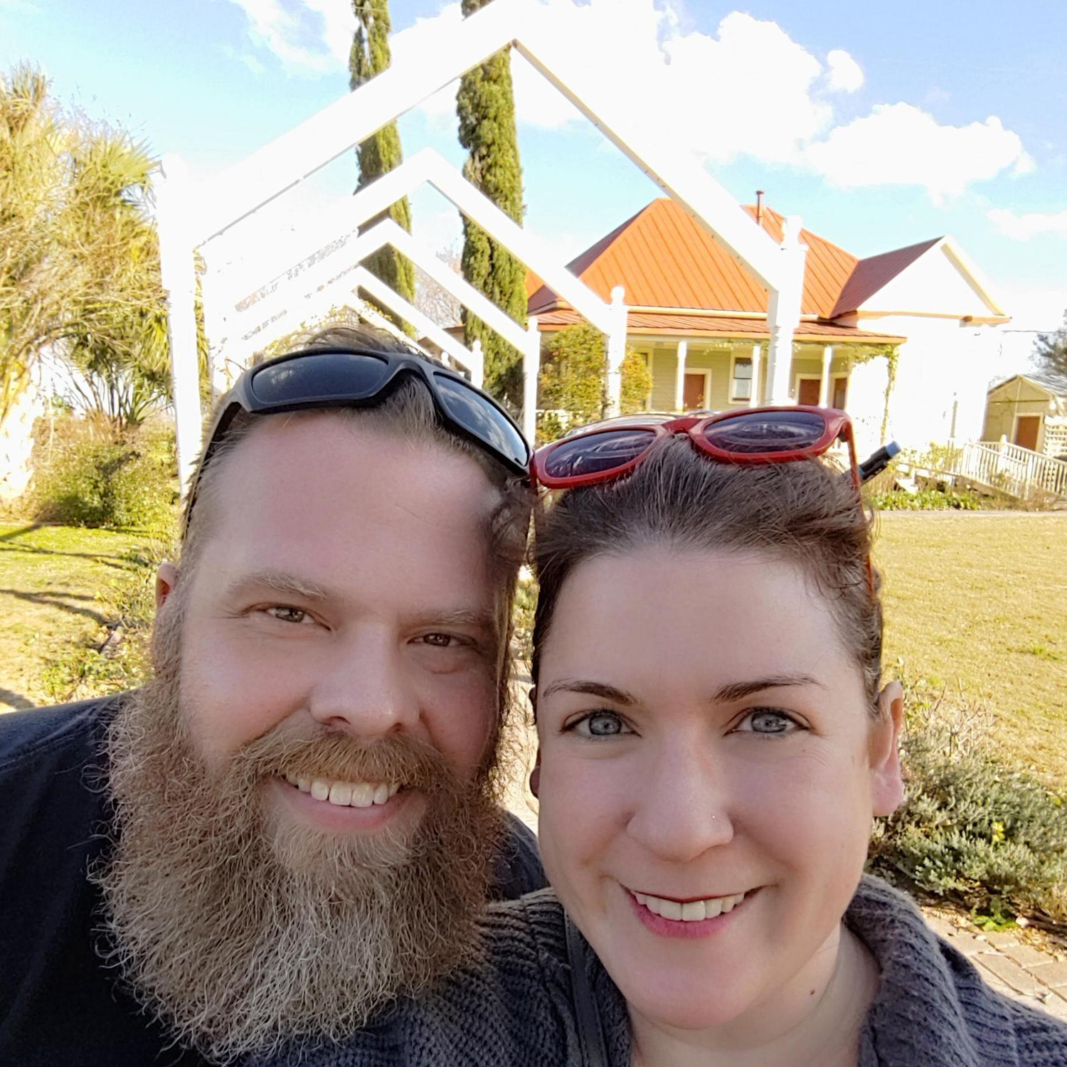 At the Antique Rose Emporium, one of our favorite places on earth - we are excited to share it with you!