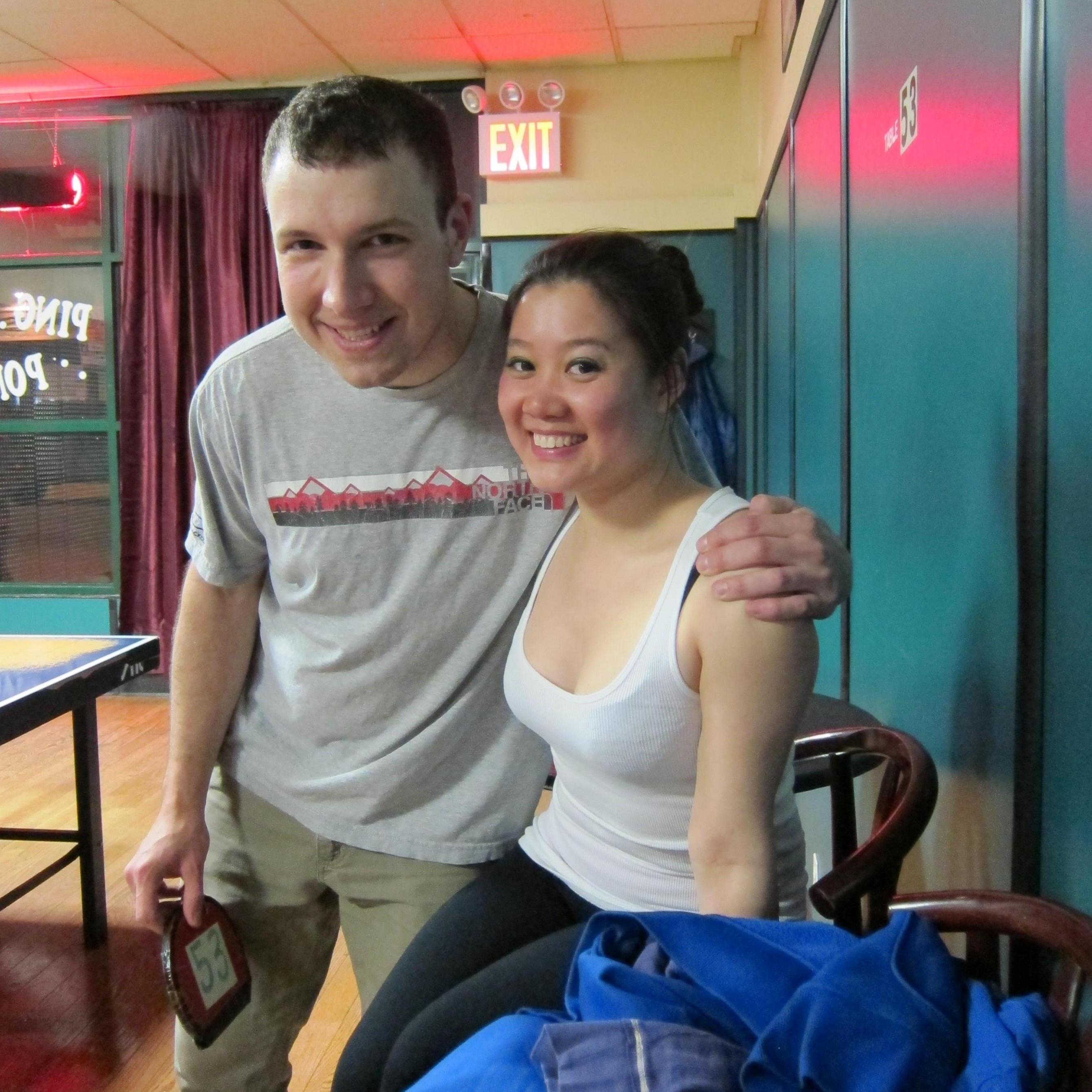 Shooting pool and playing ping pong in Brooklyn 4 years ago
