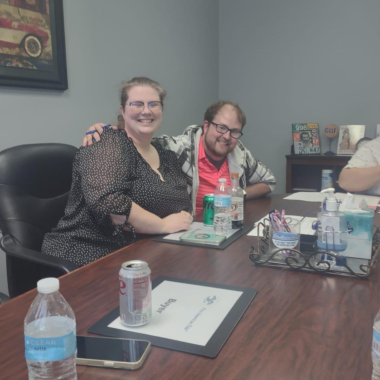 Closing on our first home together! 🏡