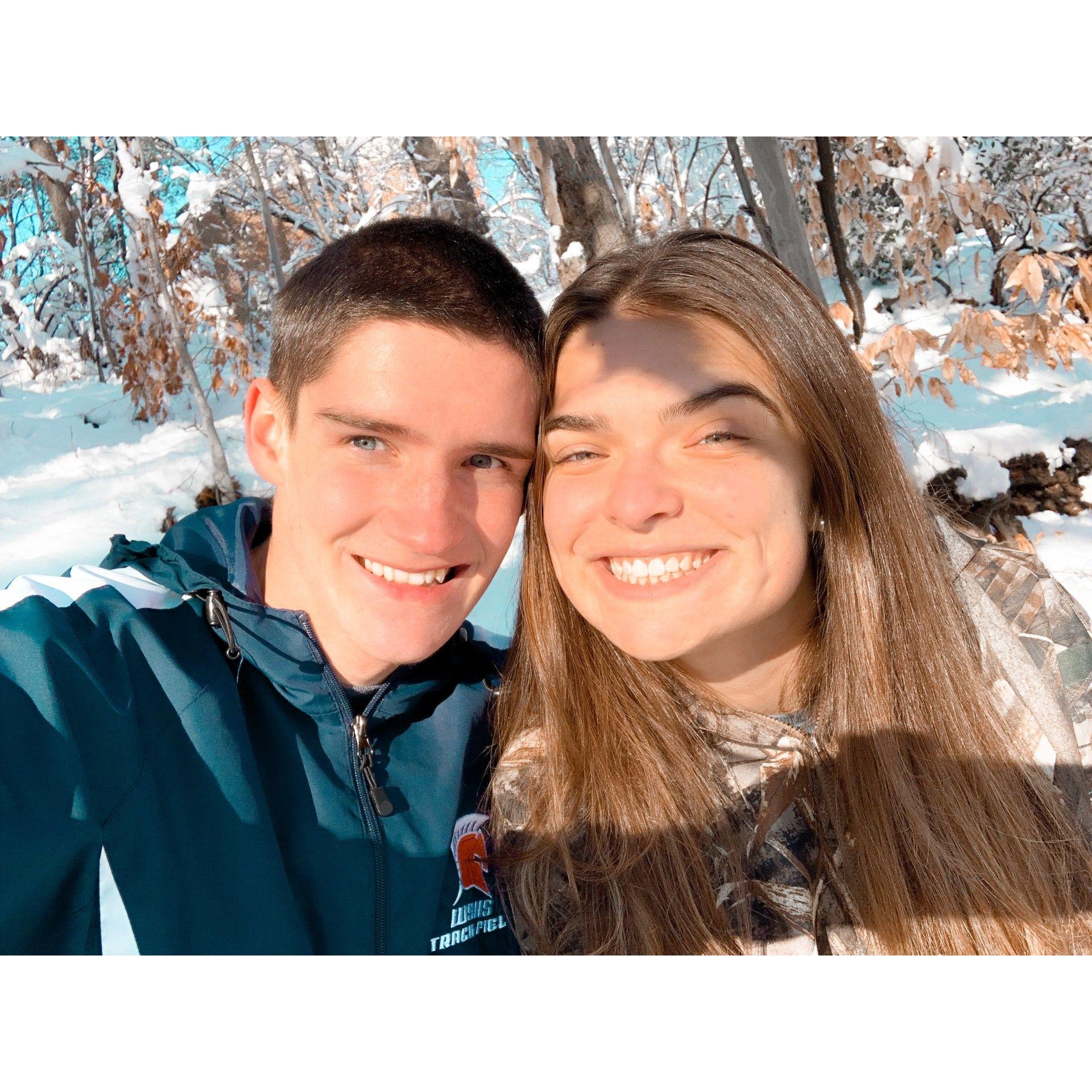 First snow together!