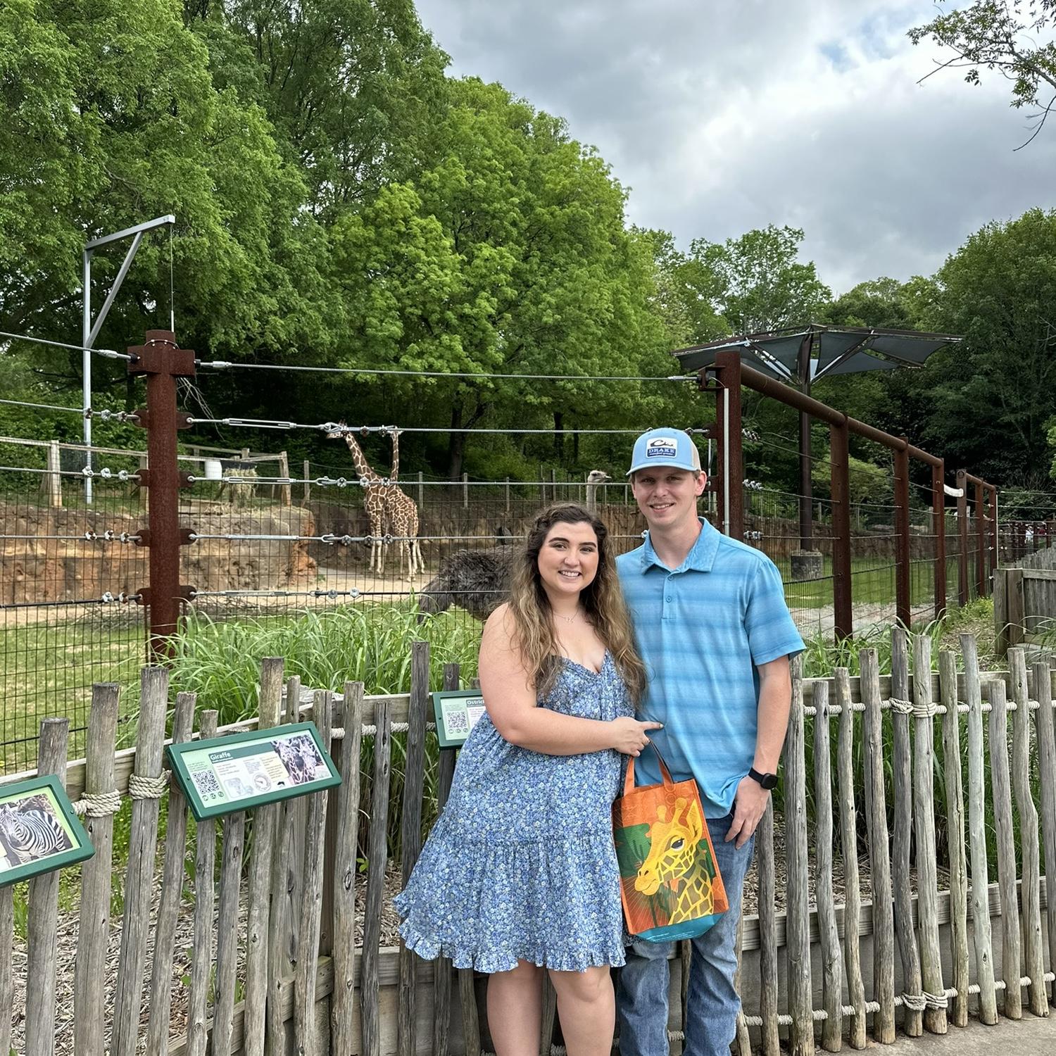 Atlanta Zoo! This began our love for zoos and aquarium trips together