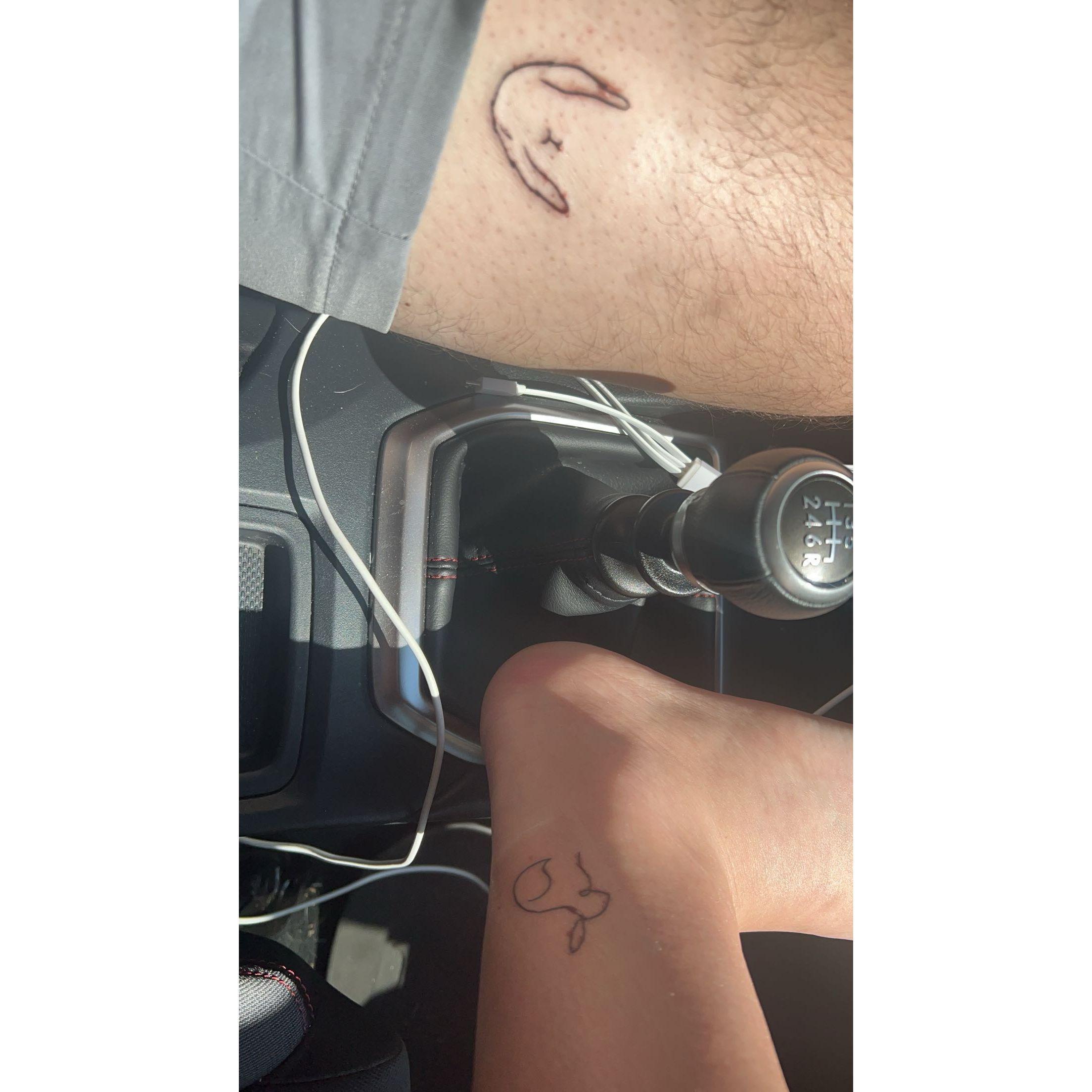 Our bunny tattoos