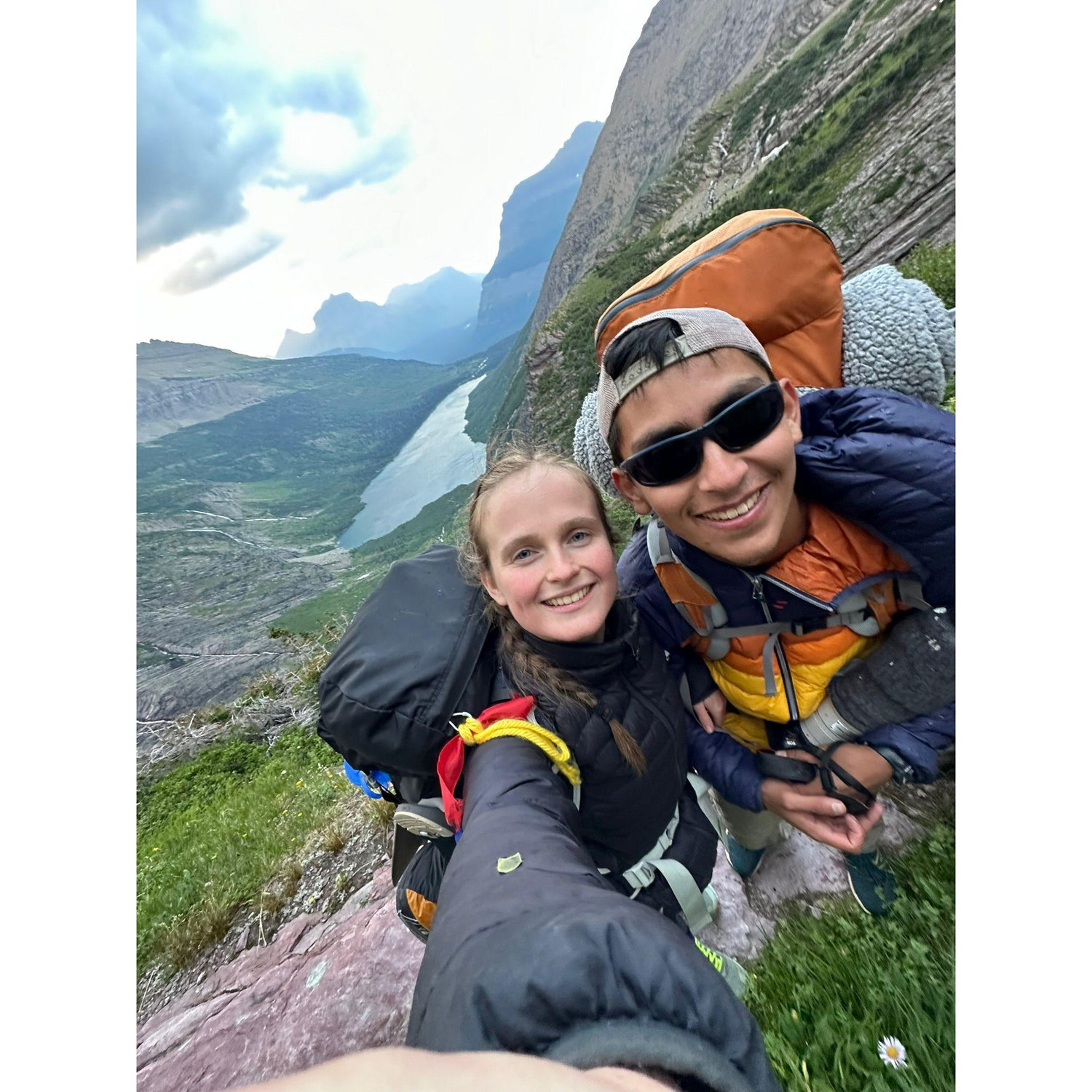 Backpacking in Montana's Glacier National Park (with Jasi, Josh, and Karissa) has been our most exciting adventure so far! (July 2024)