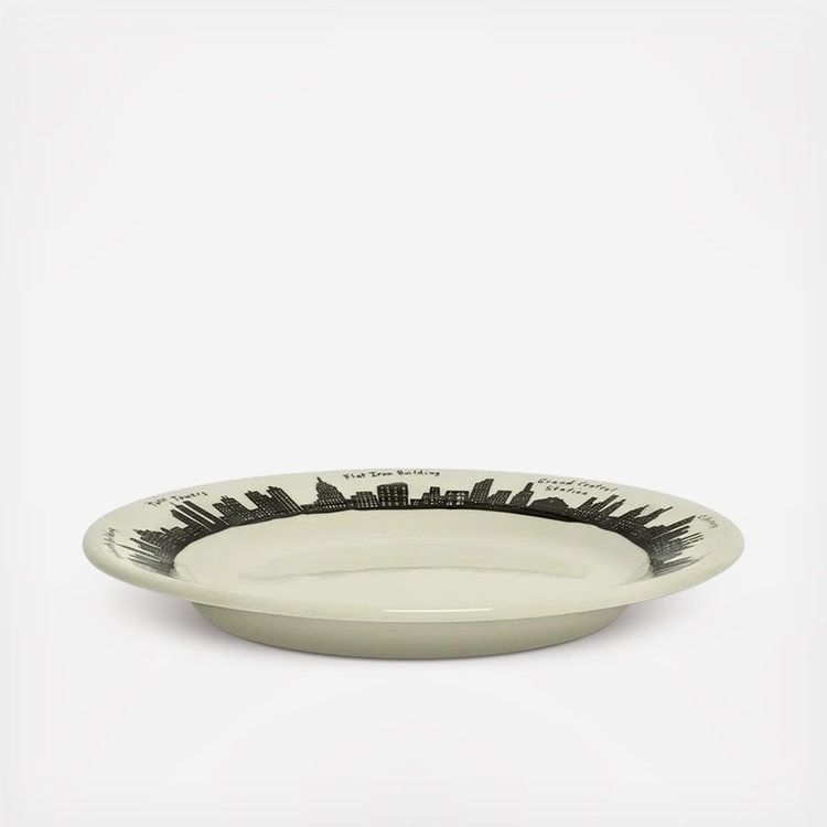 Fishs Eddy, 212 Skyline Main Plate, Set of 4 | Zola