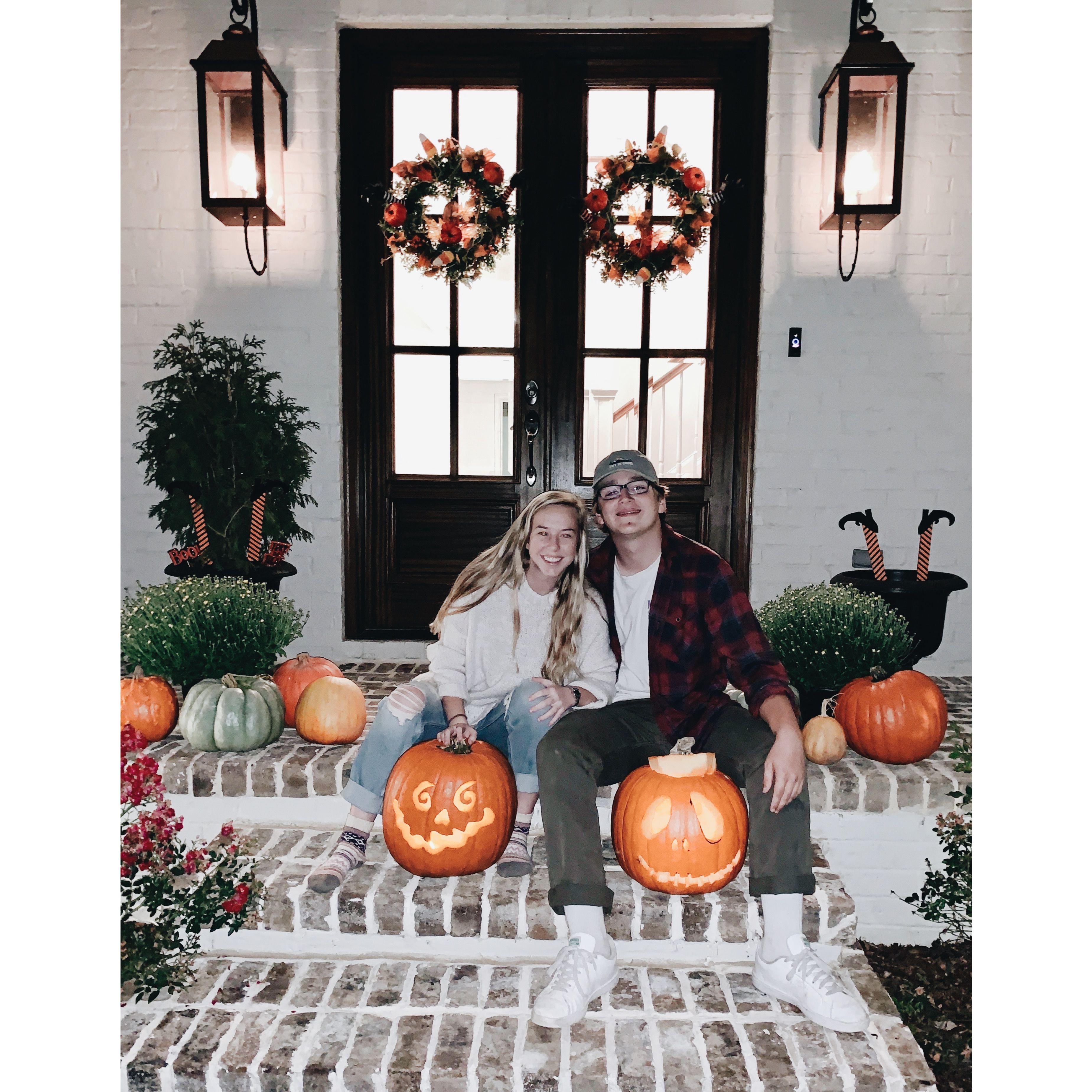 Annual pumpkin carving contest October 2020