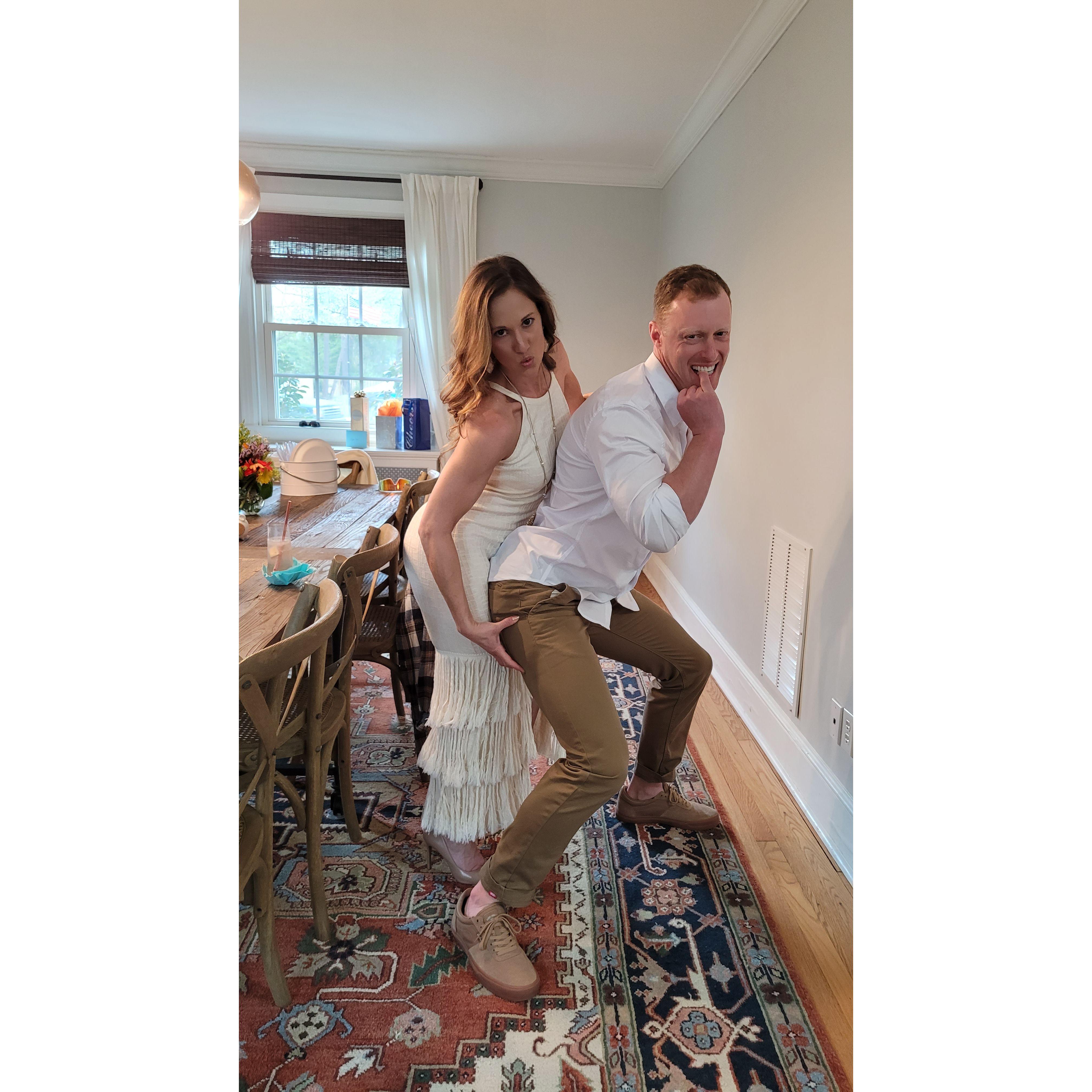 Engagement party shenanigans