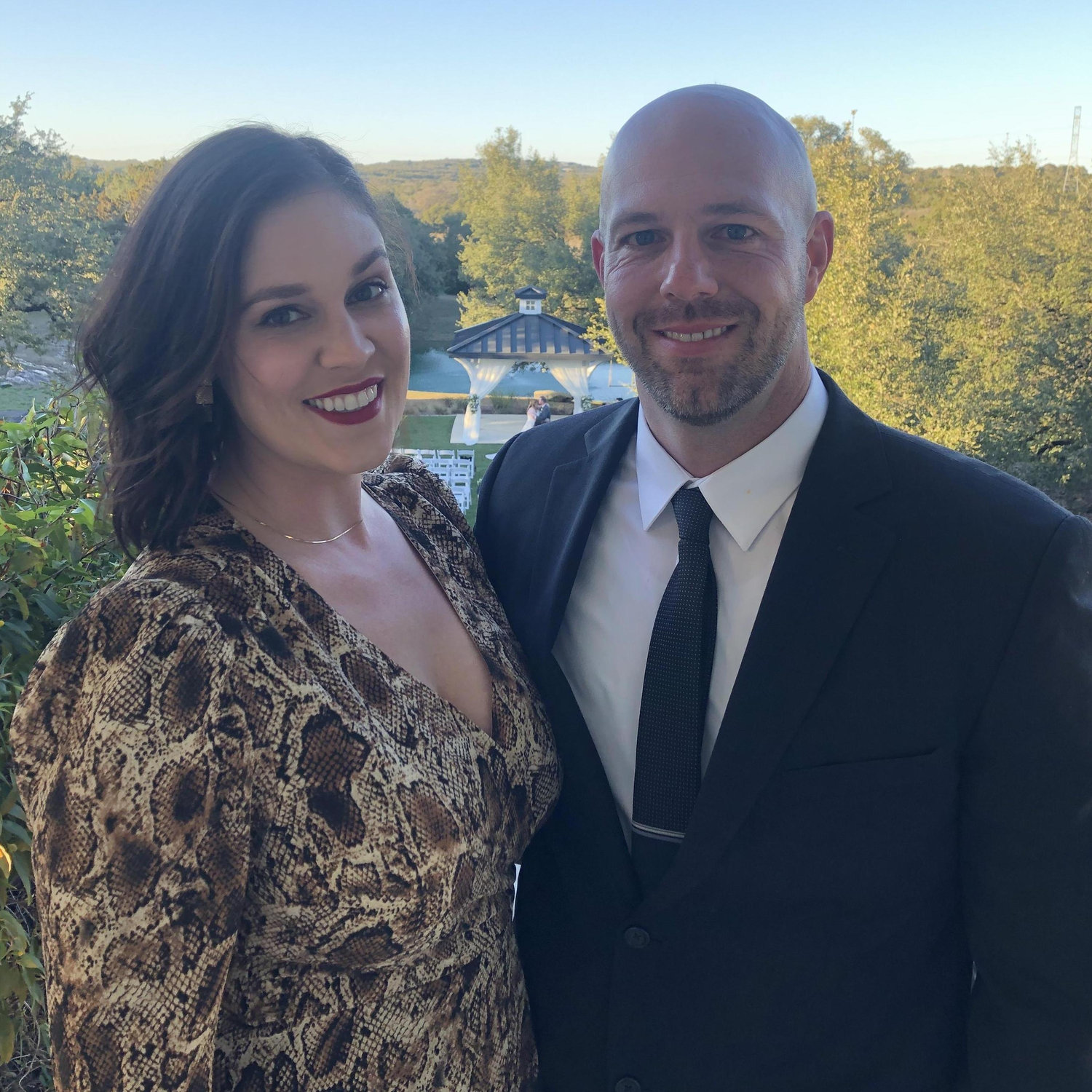 First time at a wedding together and we had no idea this was our last trip for a long time.