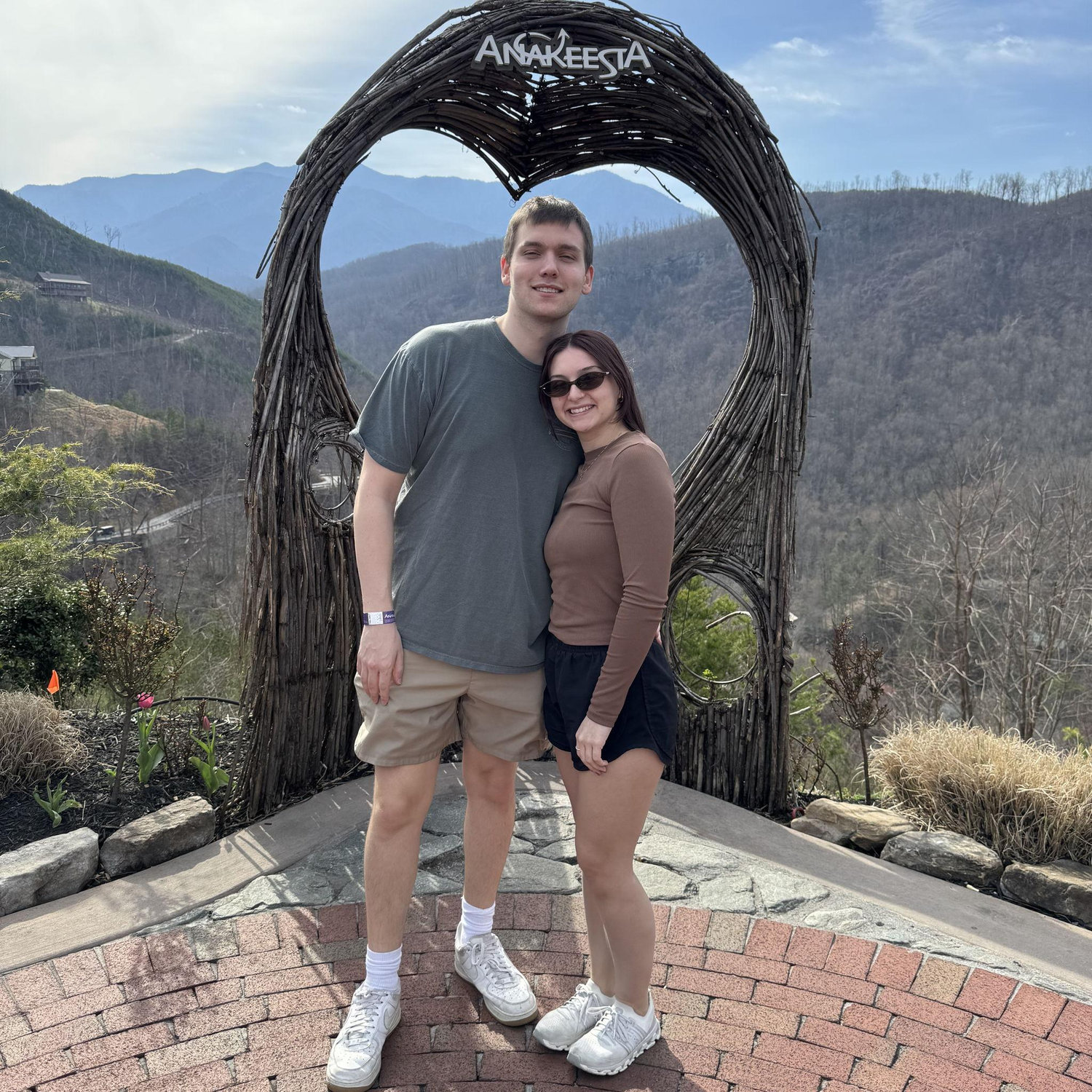 Found this cute heart arch on our trip to Gatlinburg, TN.