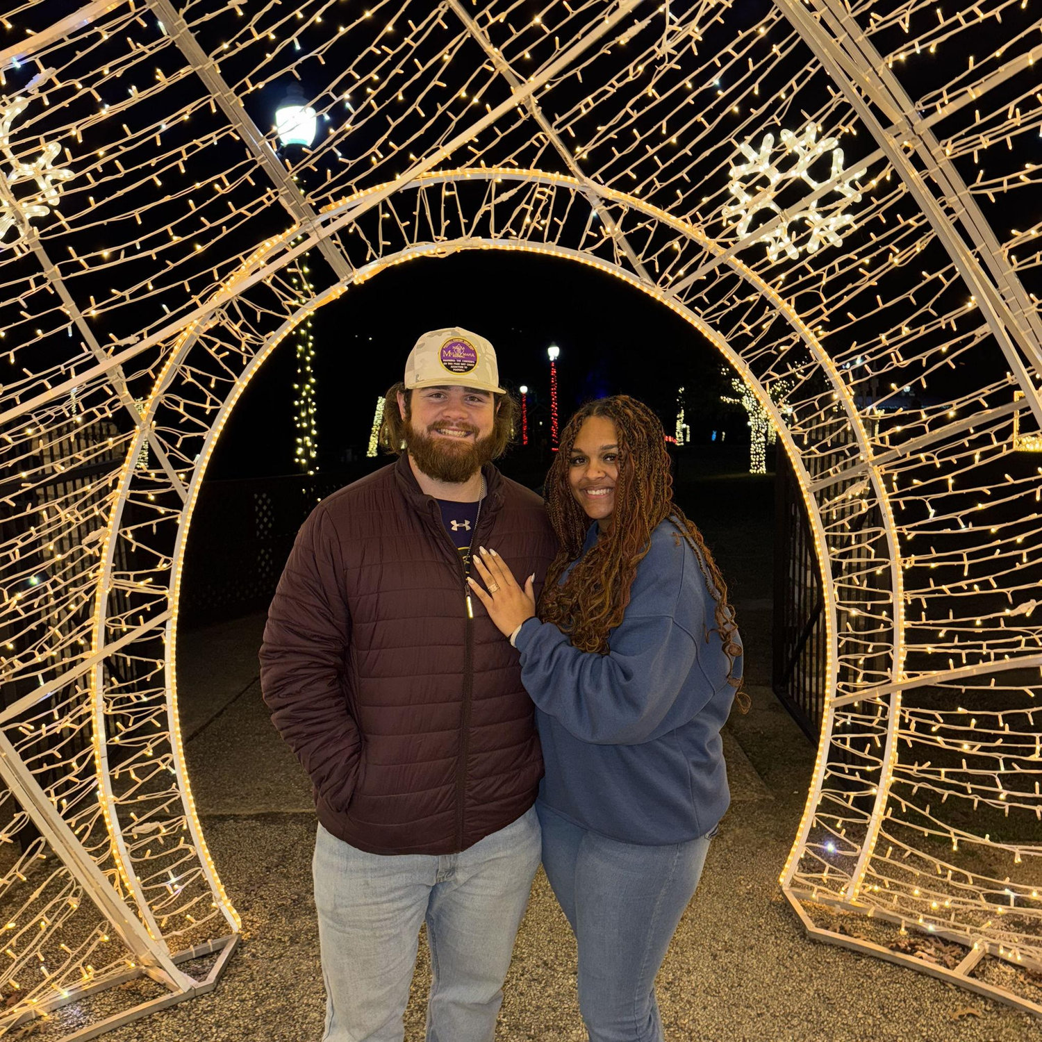 Our first Christmas as an engaged couple!