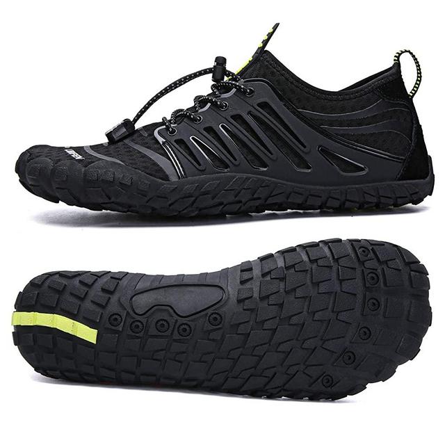 UBFEN Mens Womens Water Shoes Aqua Shoes Swim Shoes Beach Sports Quick Dry Barefoot for Boating Fishing Diving Surfing with Drainage Driving Yoga Upstream
