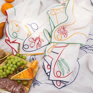 Fete Embroidered Napkin, Set of 4