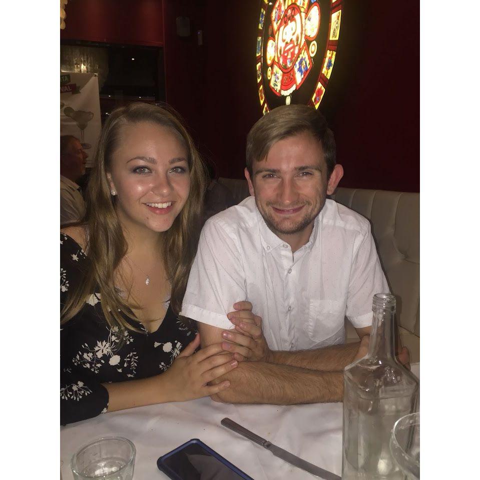 Celebrating a friend's birthday, London - August 2018