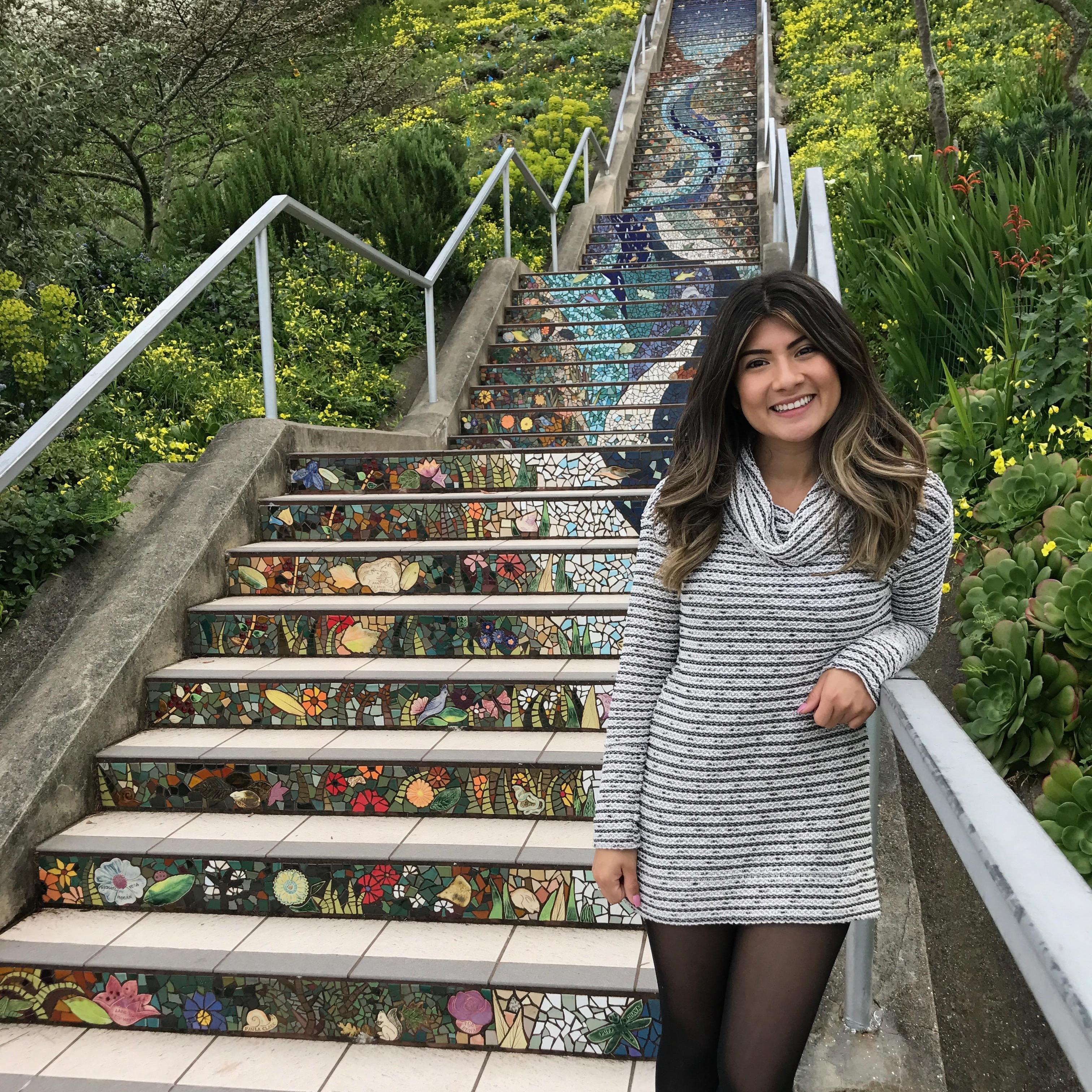 Mosaic staircase in San Francisco