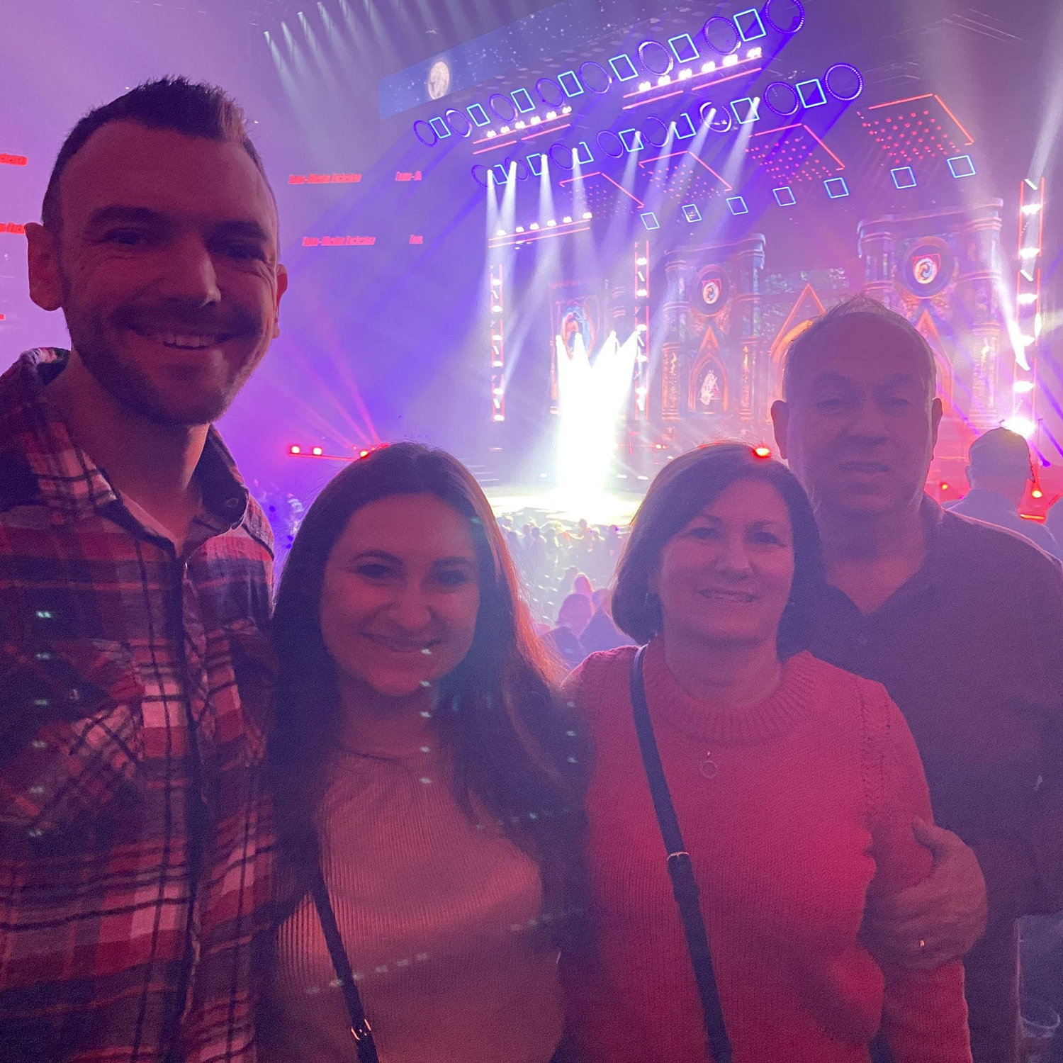 Trans-Siberian Orchestra with Alexa's parents, Phoenix, AZ
