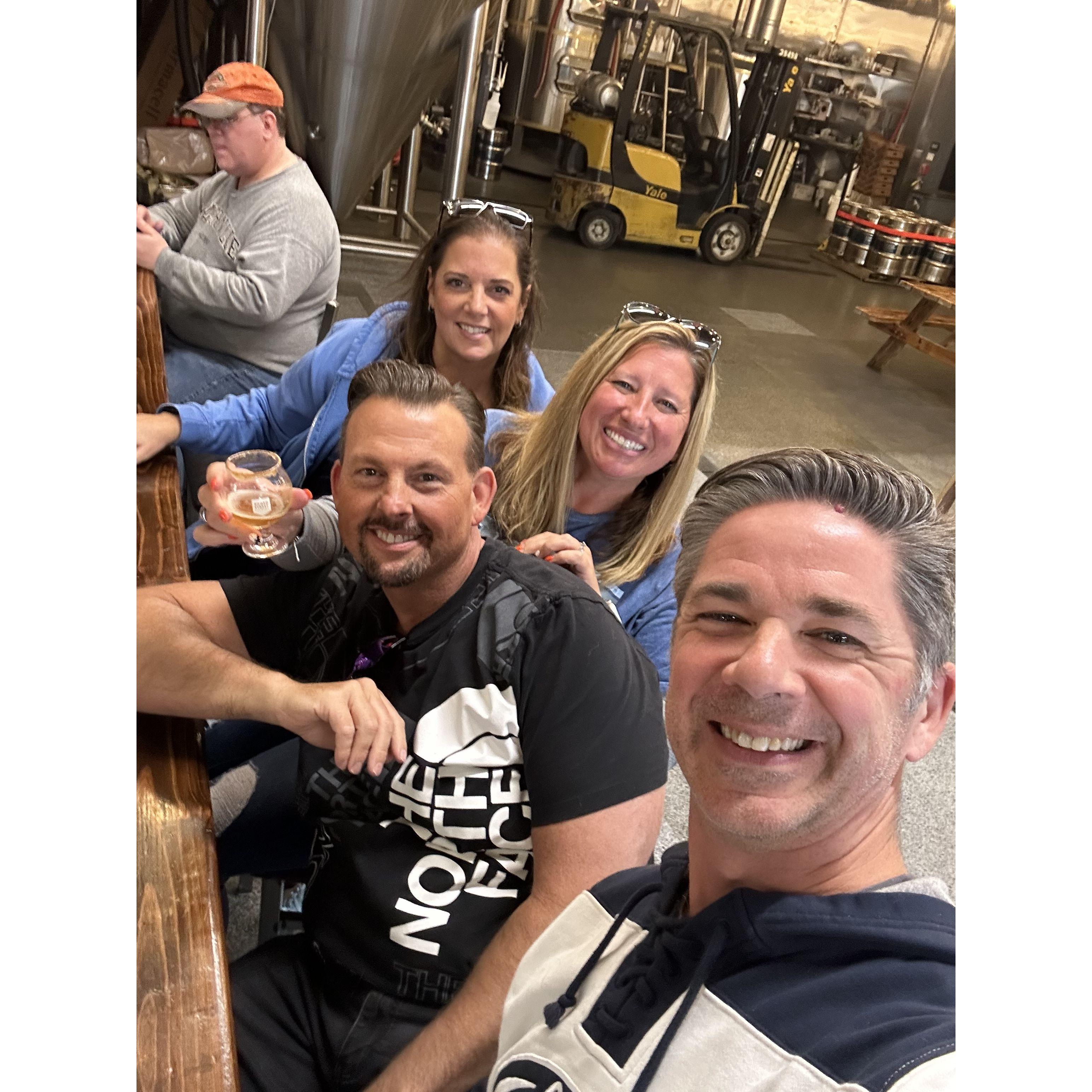 Lower Bucks County Brewery Hopping, Broad Street Brewing has Flights of 6!!! 2024