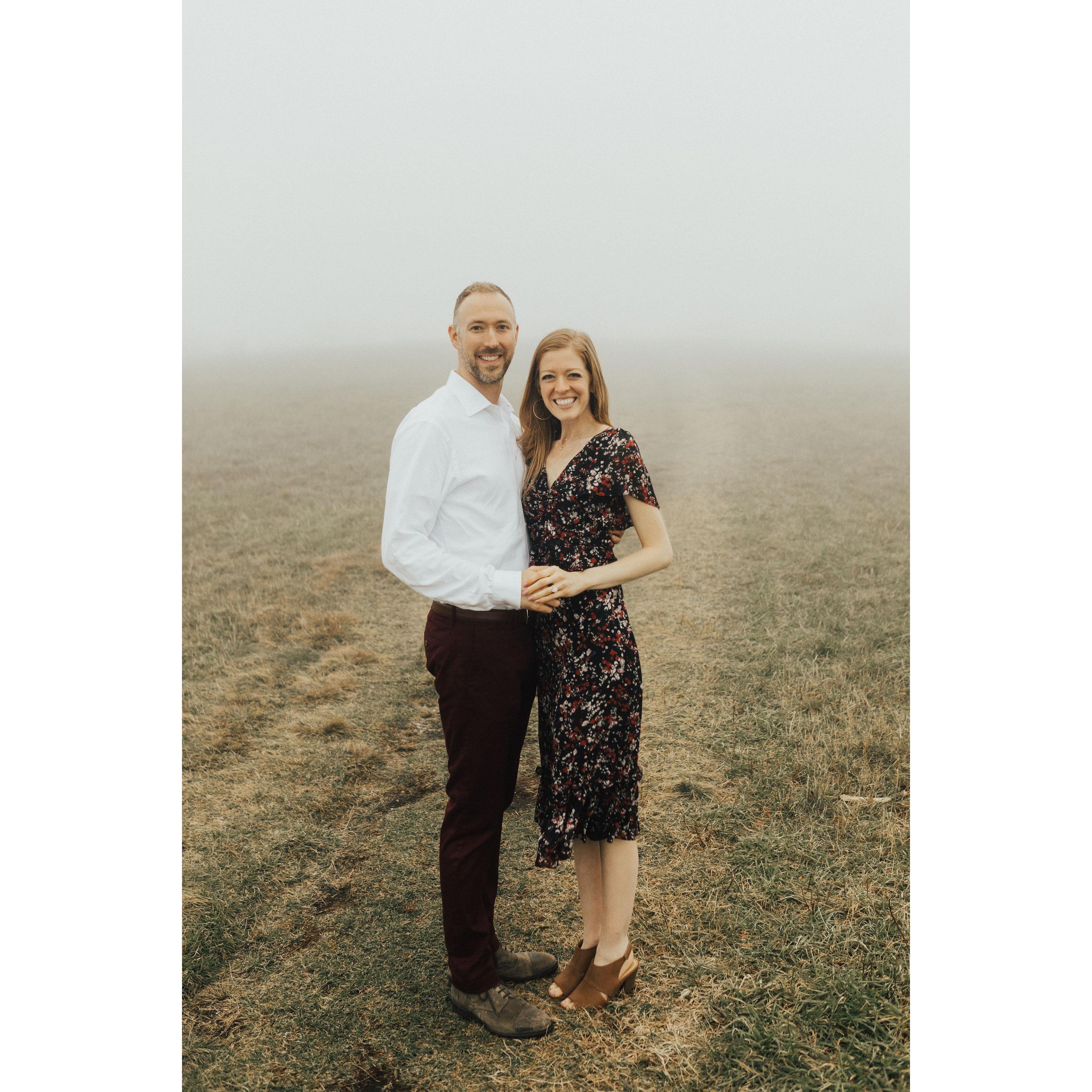 Engagement photos at Cole Mountain (Alexa Ann Photography)