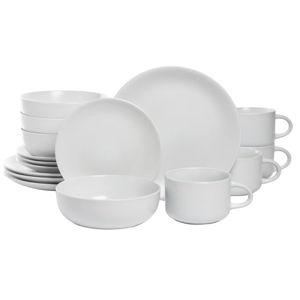 Wazee Matte 16 Piece Dinnerware Set, Service for 4