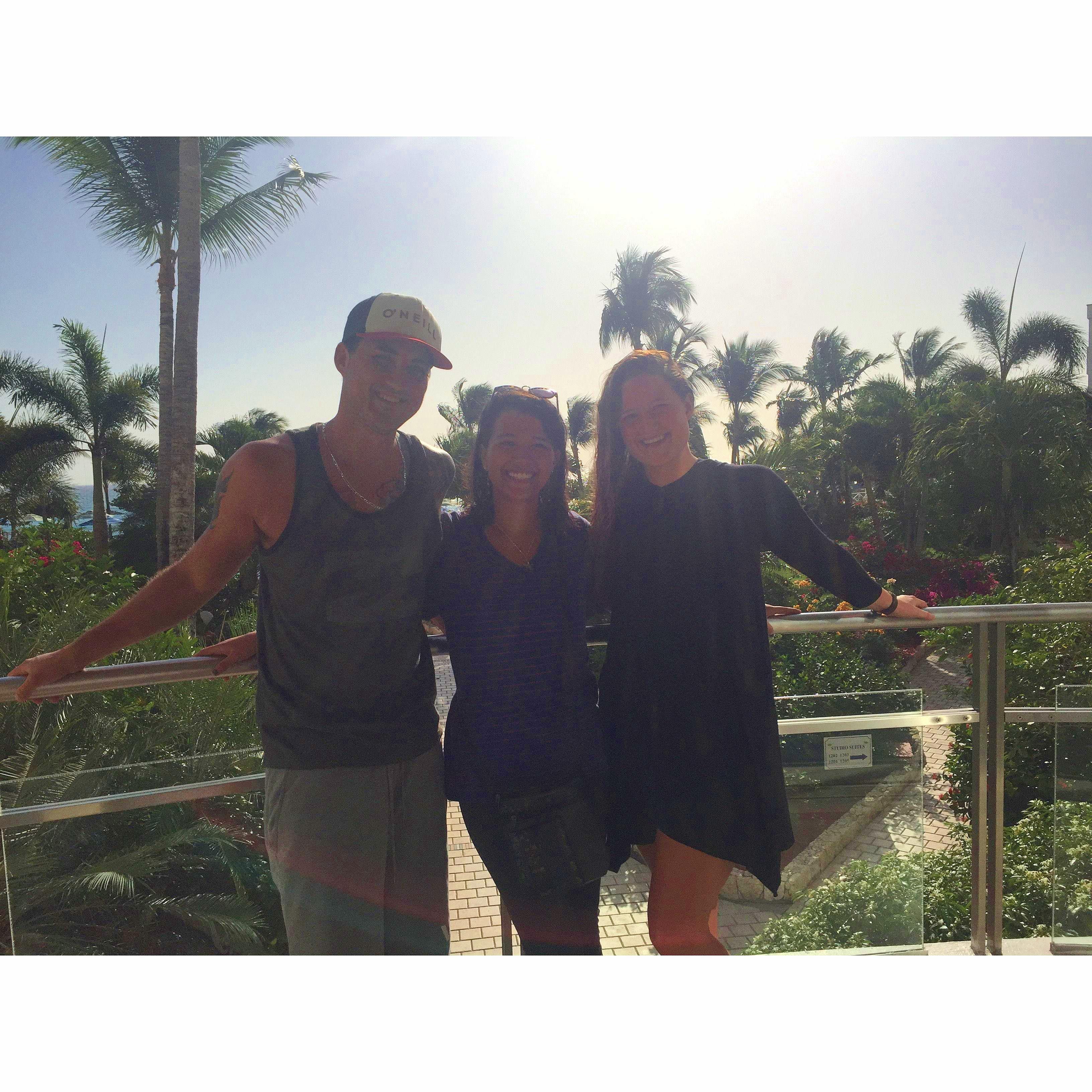 The family vacation to St. Maarten when we first met | 2016