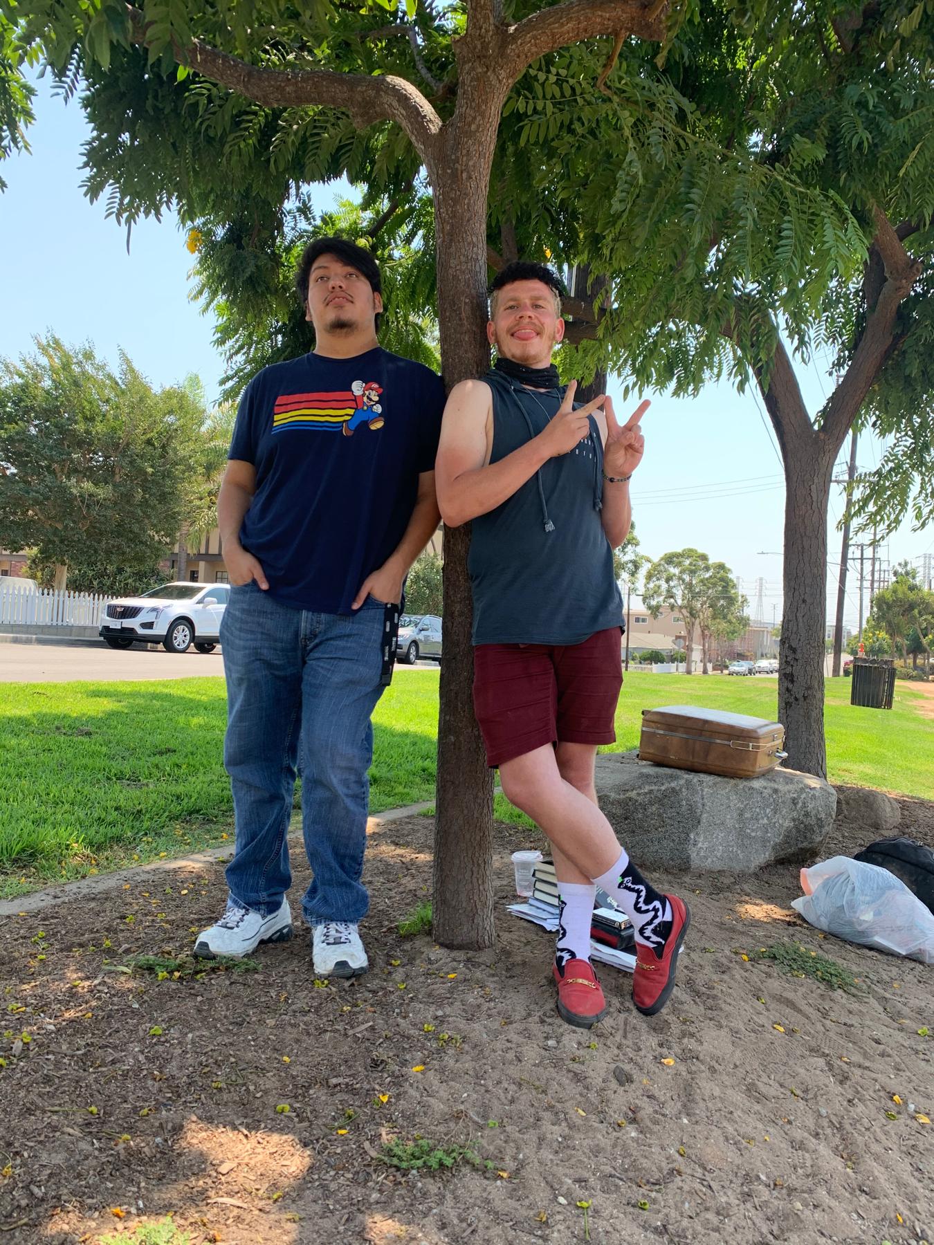 Two Bros in a park