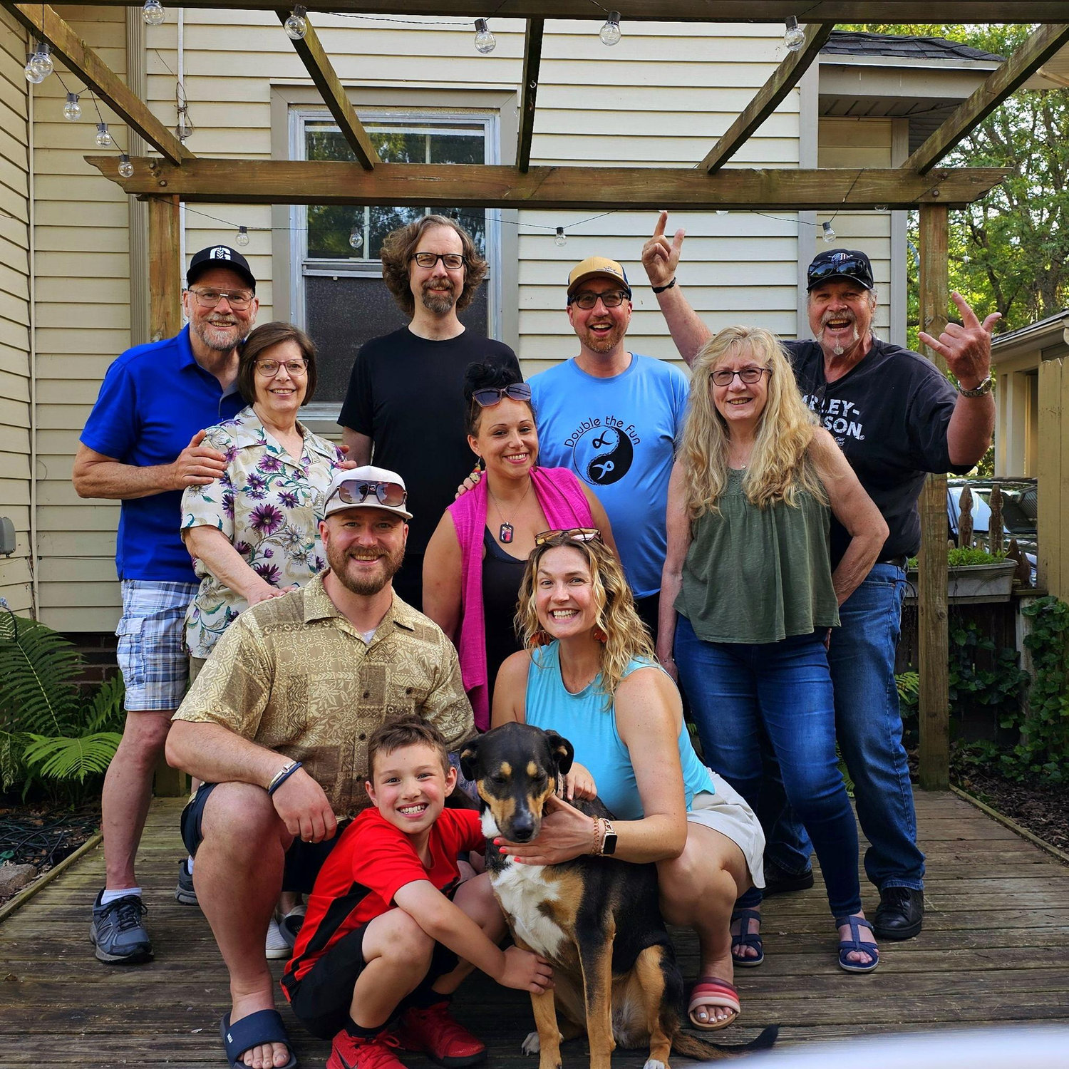 Father's Day, first time with both families together!