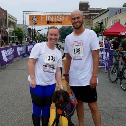 Our first 5k as a family of 3 #brewtoshoe