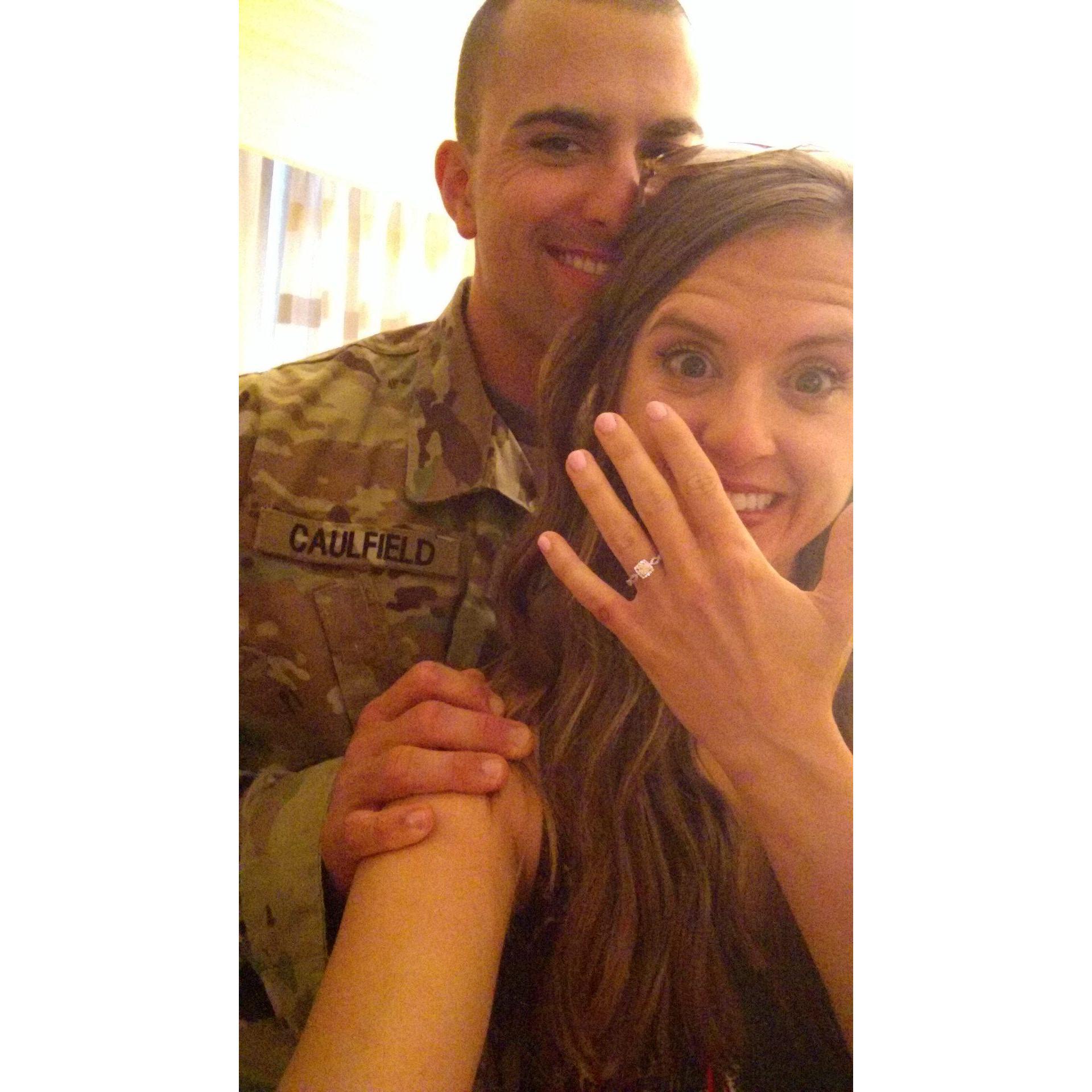 After the big moment!