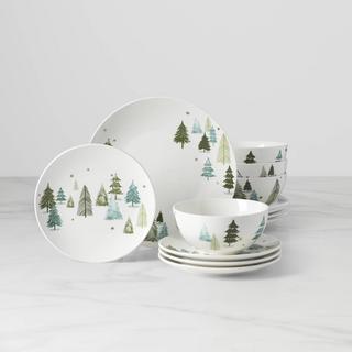 Balsam Lane 12-Piece Dinnerware, Service for 4