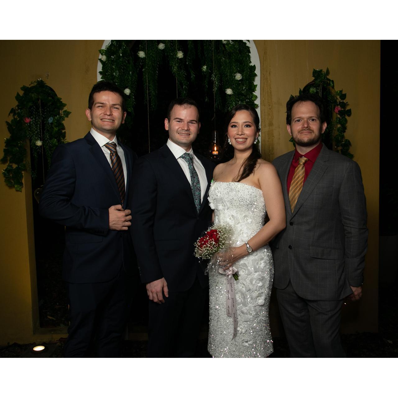 With Ivan's brothers, Liam and Daniel!