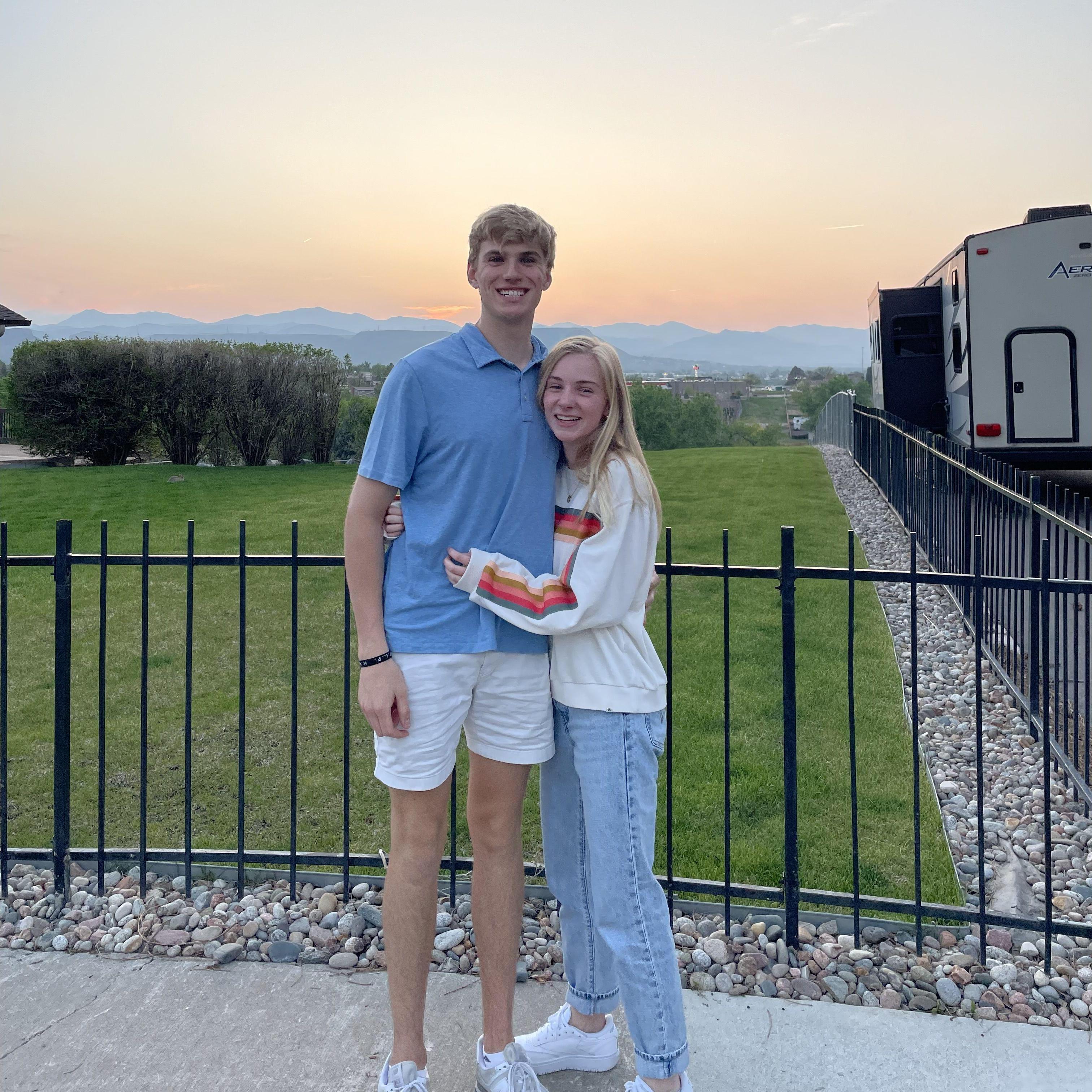 Home together for the summer.