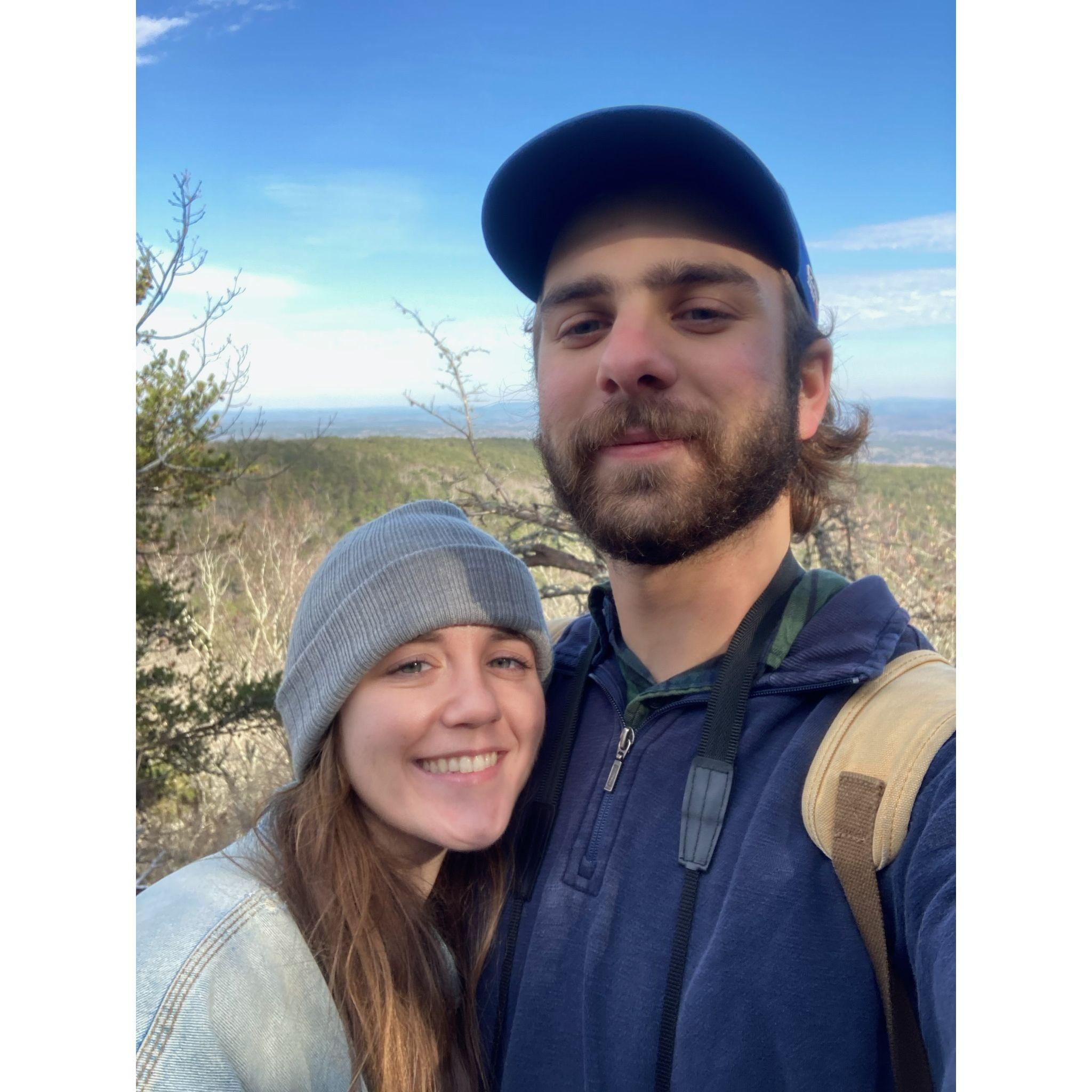 No volcano, but still a pretty solid mountain top