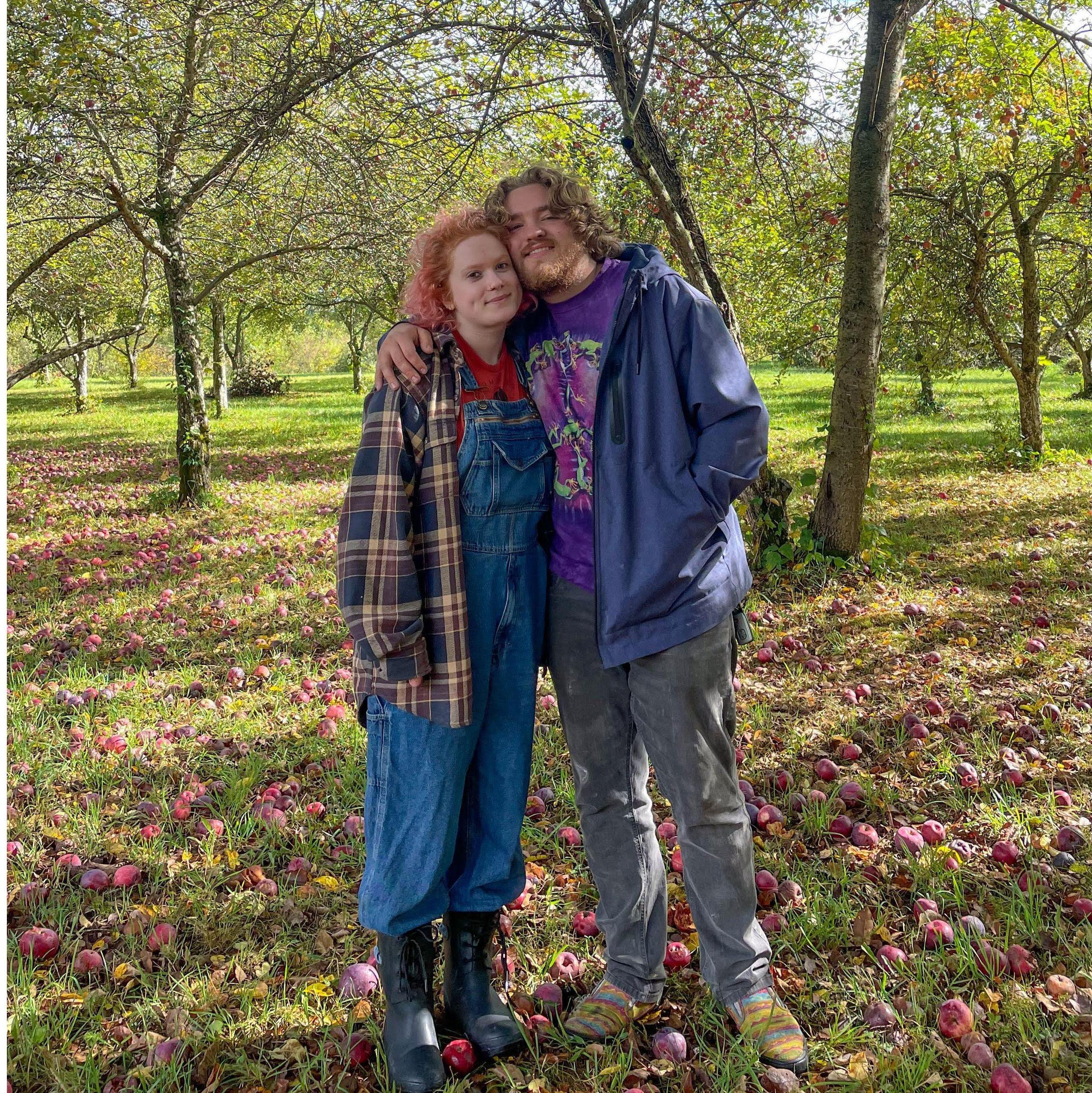 Apple picking fun in the fall :)