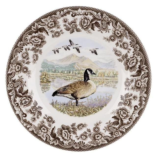Spode Woodland Canadian Goose Salad Plate