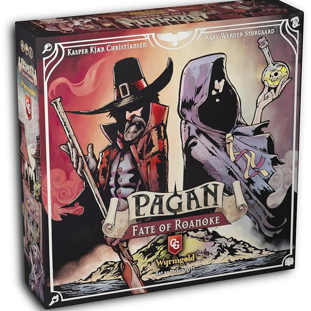 Capstone Games Pagan: Fate of Roanoke - Dueling Witch & Hunter Asymmetrical Deduction Card Game Filled with Intrigue & Mystery, 2 Players, 60 Mins