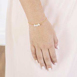 Wedding Party Three Pearl Bracelet