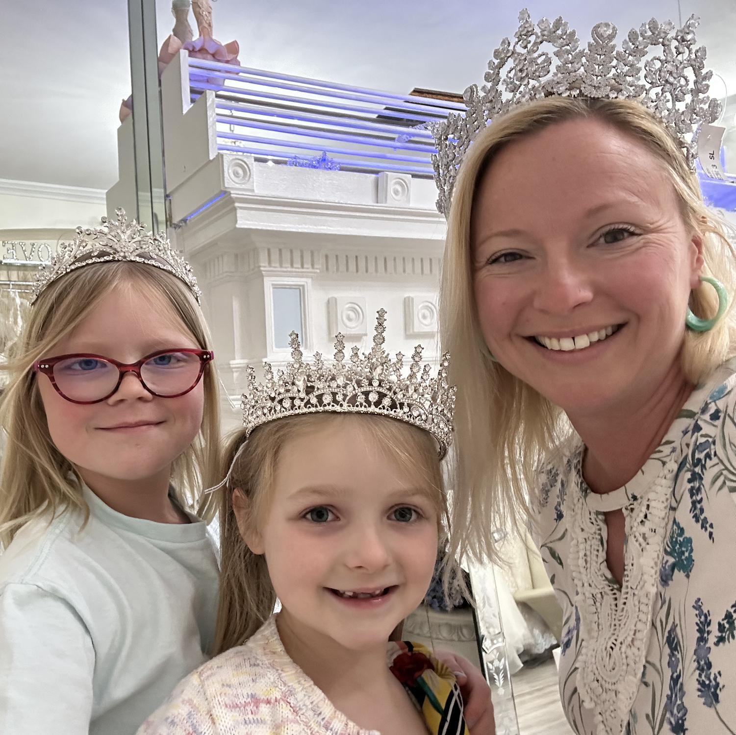 Dress shopping fun with Mazzie, Izzie, and Cassie! (May)