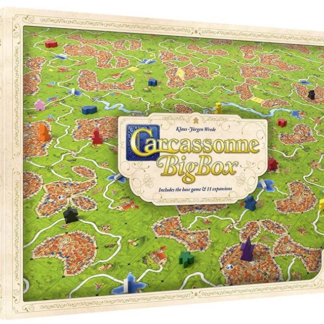 Z-Man Games Carcassonne Big Box Board Game Set (2022 Edition)| Medieval Strategy Board Game | Includes Base Game and 11 EXPANSIONS | Family Game for Kids and Adults | Ages 7+ | 2-6 Players | Made
