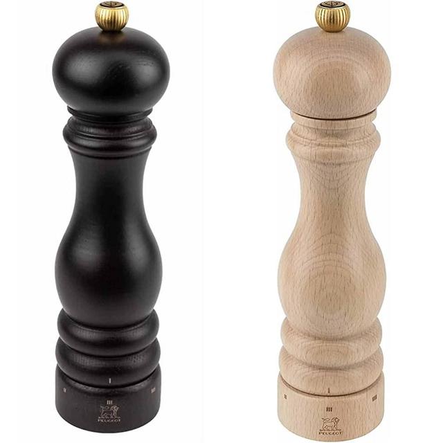 Peugeot 23485 Paris u'Select 9-Inch Pepper Mill, Chocolate, 9 Inch & Paris u'Select Pepper Mill, 9 Inch, Natural