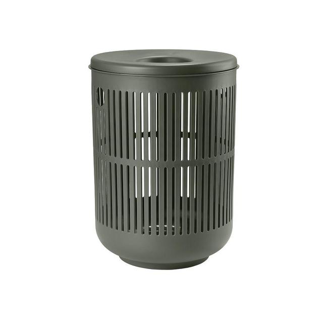 Ume Laundry Basket w/ Tall lid, Olive