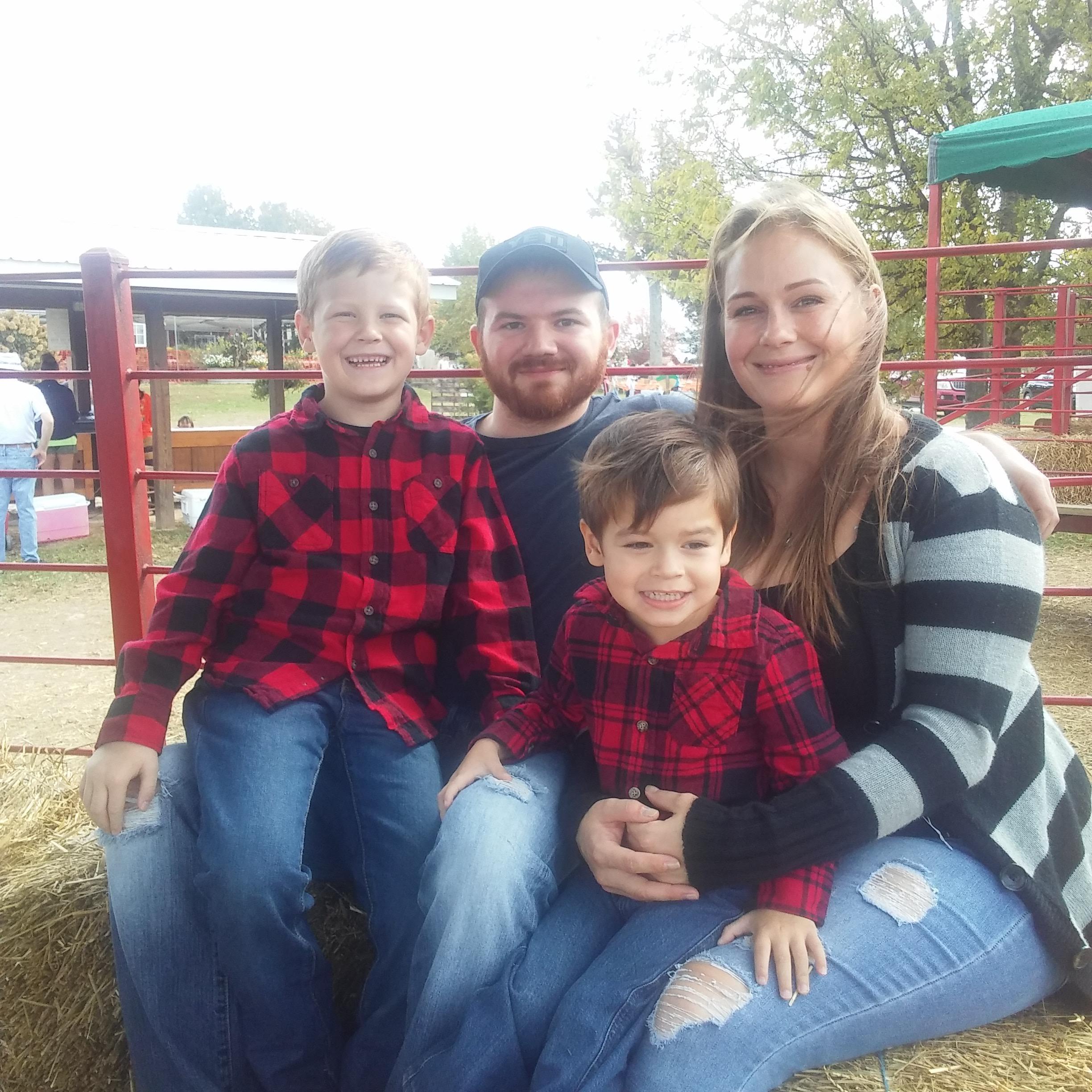 Our first trip to the pumpkin patch together.