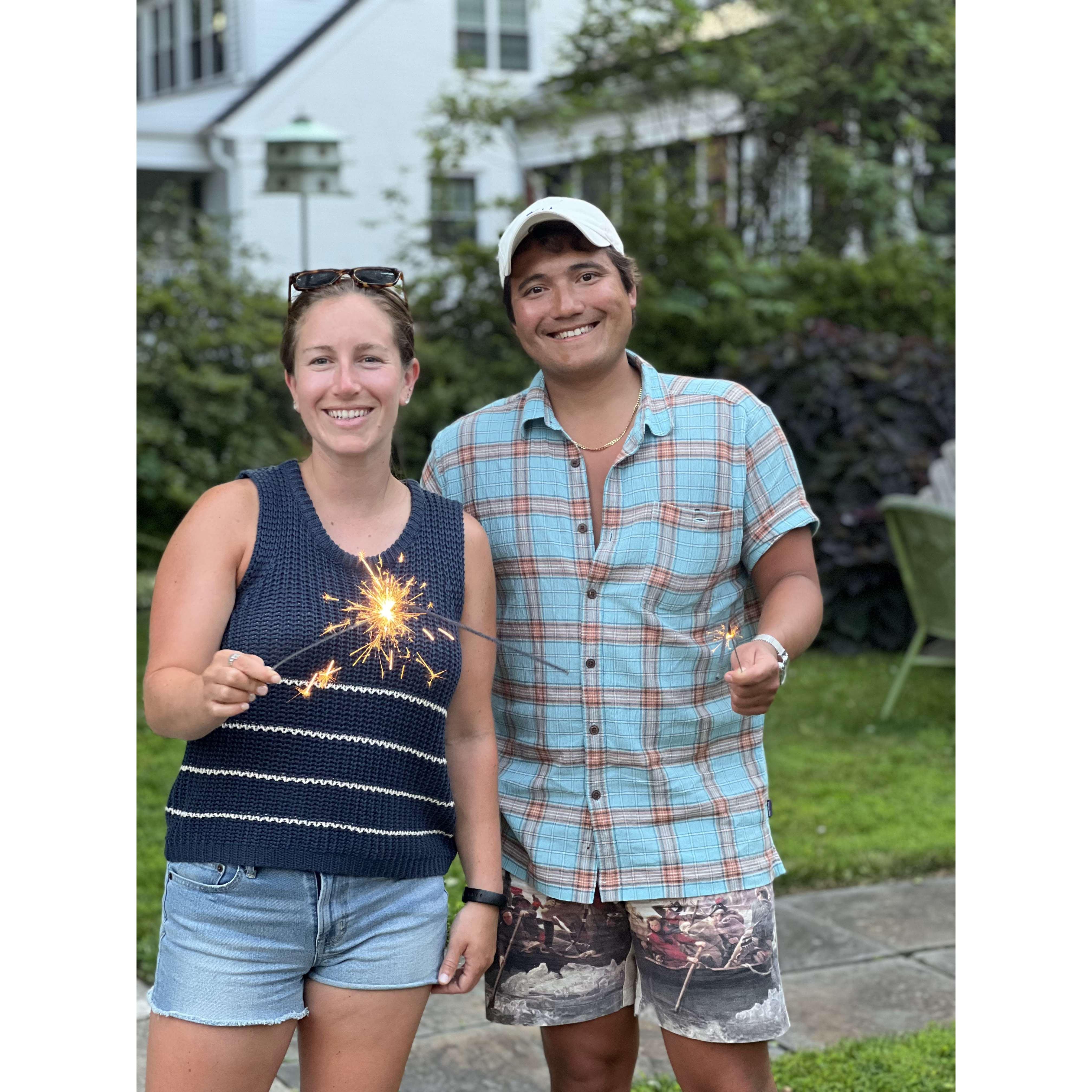 4th of July celebrations, where once a year the shorts make an appearance; July 2022
