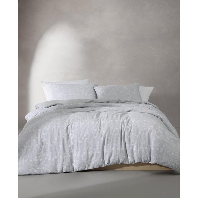 Calvin Klein Umbra Floral Cotton 3-Pc. Duvet Cover Set, Queen
