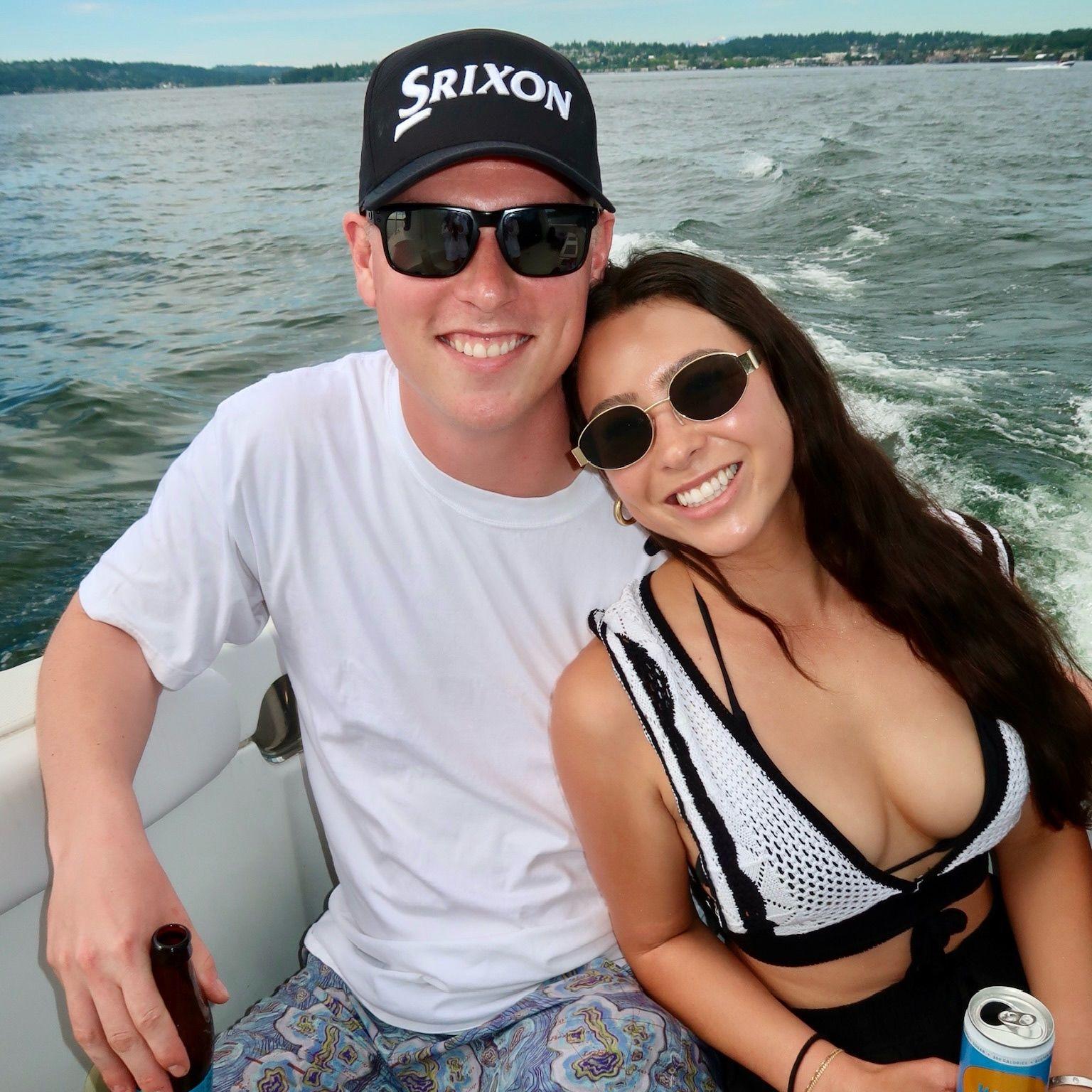 Boating on Lake Washington, one of our favorite activities!