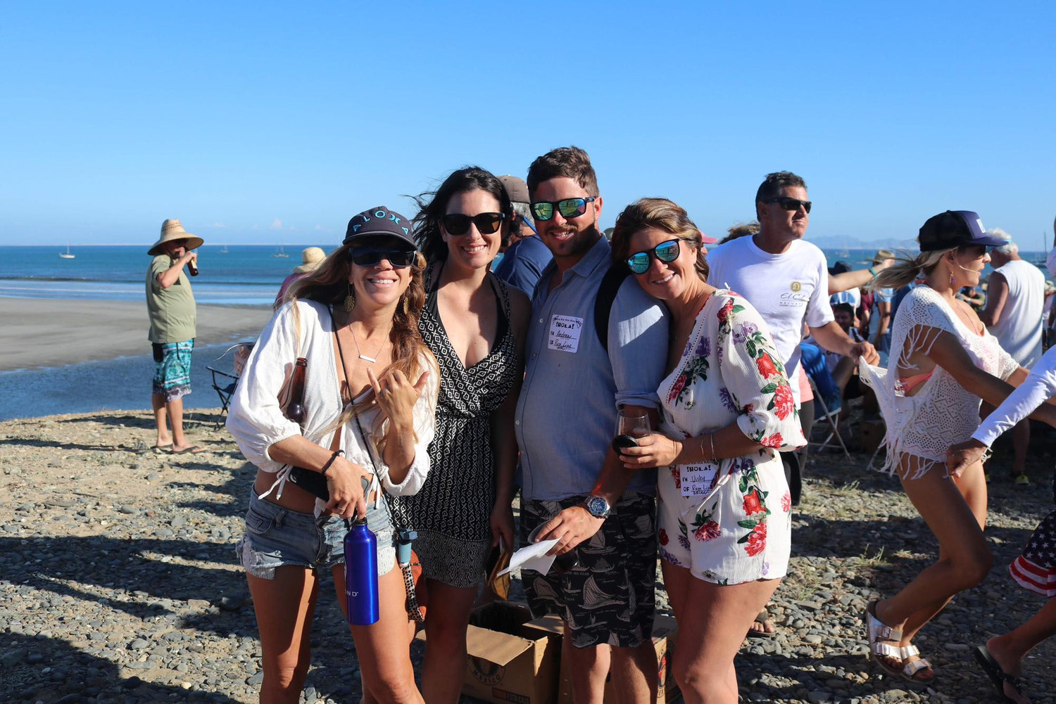 Turtle Bay, Mexico with friends, Laura and Alicia.