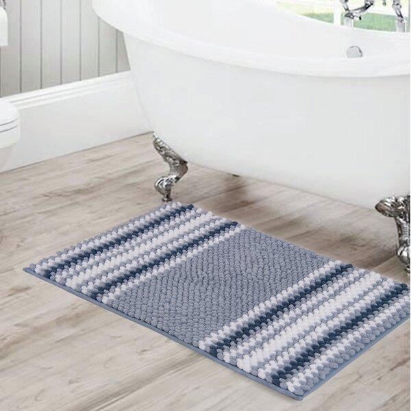Irvine Striped Ombre Chenille Bath Rug (20" W x 32" L)