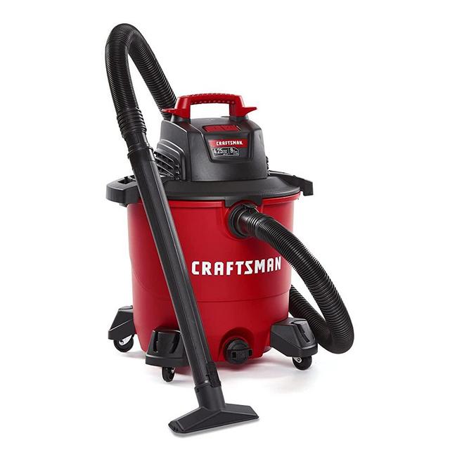 CRAFTSMAN CMXEVBE18690 9 Gallon 4.25 Peak HP Wet/Dry Vac, General Purpose Portable Shop Vacuum with Dusting Brush and Attachments